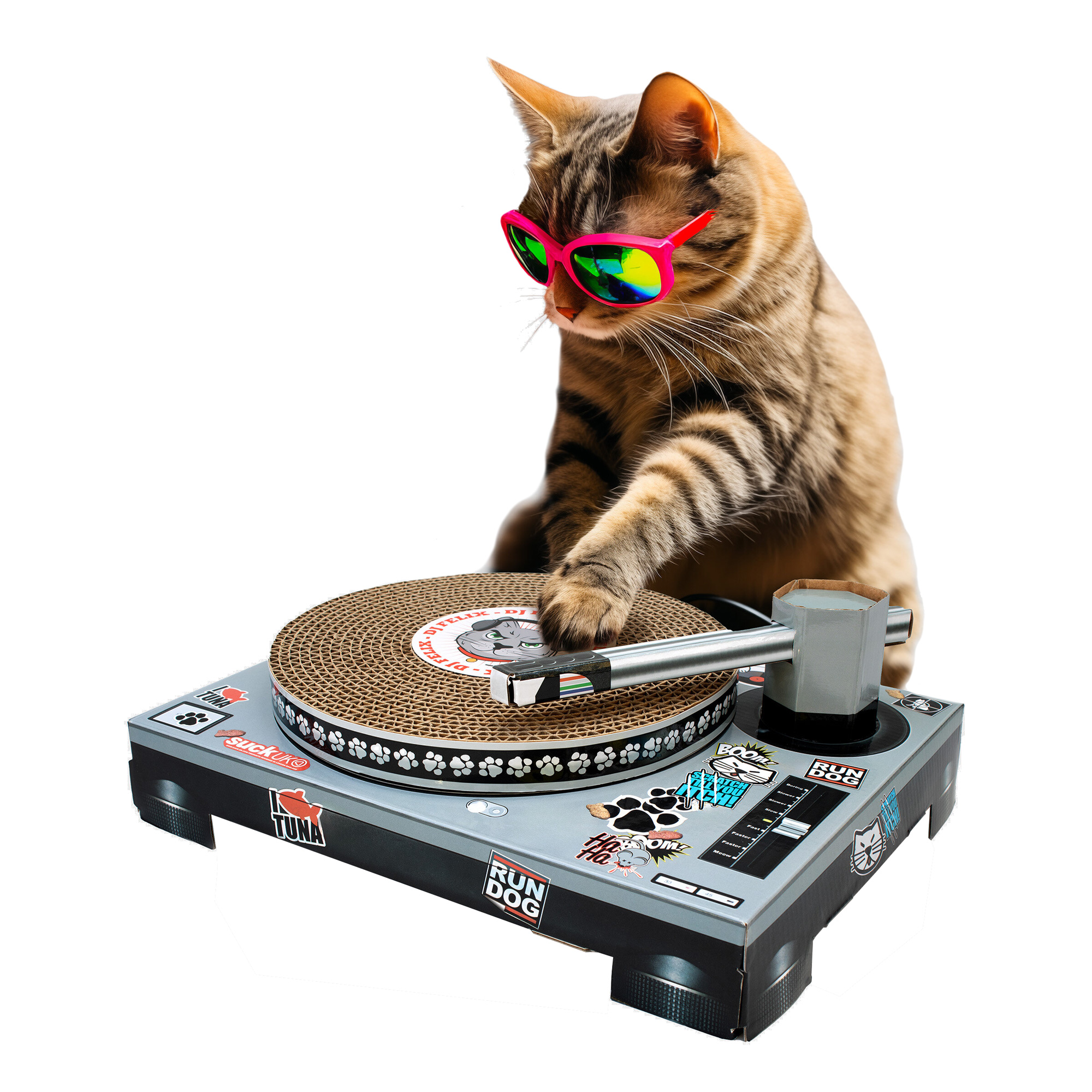 DIY Katzen Kratzbaum - DJ Pult "Cat Scratch"