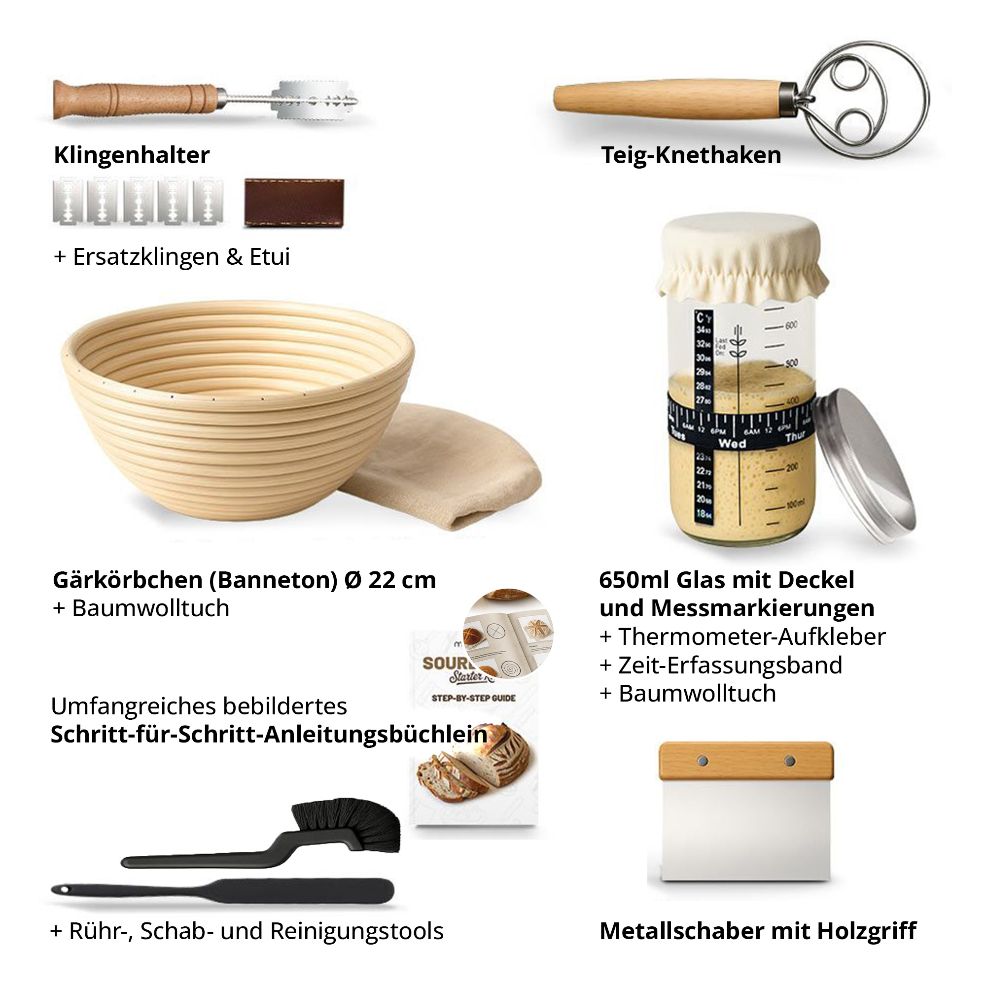 Sauerteig Brot backen - Starter Kit