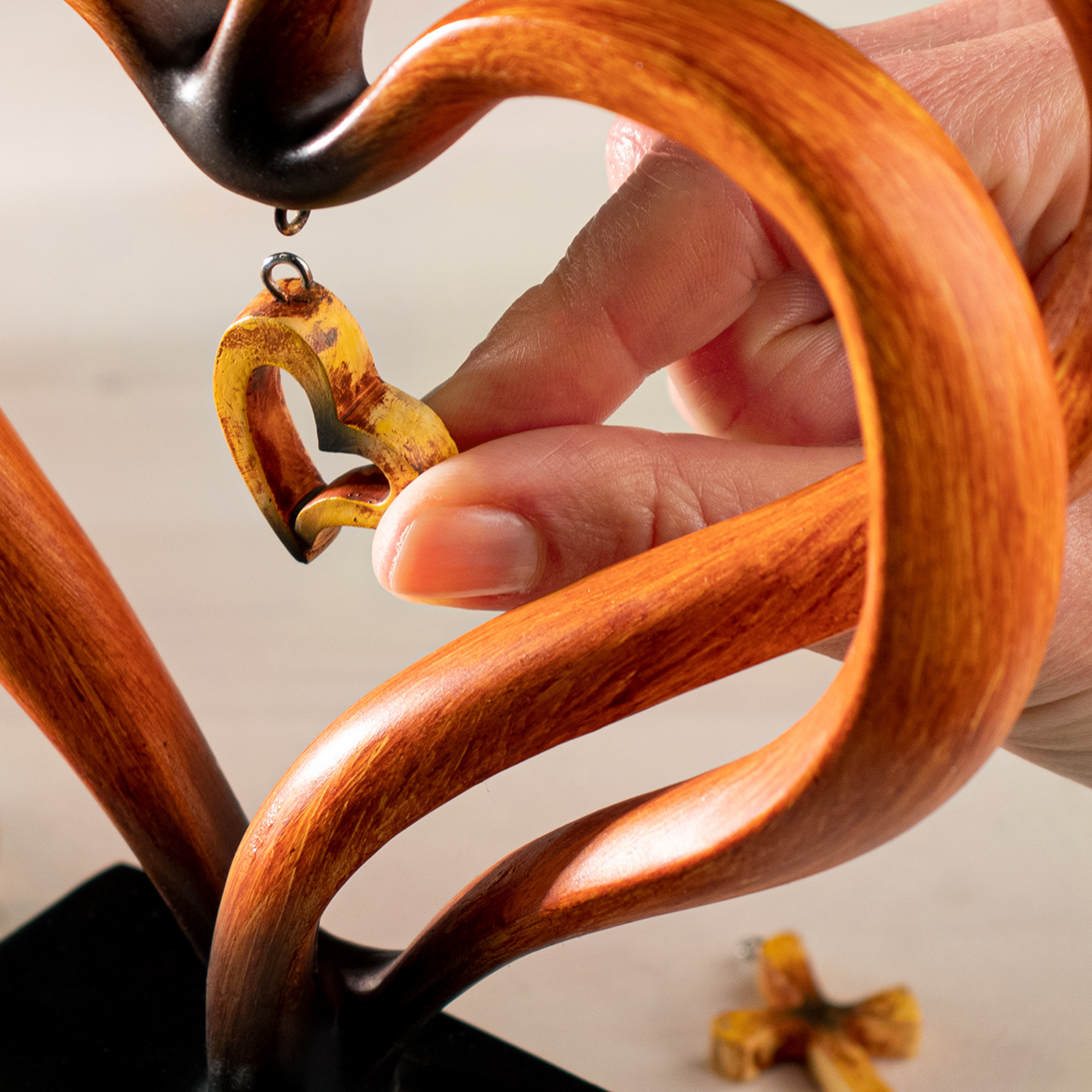 Holz Herz Skulptur - Hochzeit 0021-0008-EU-0001 - 2