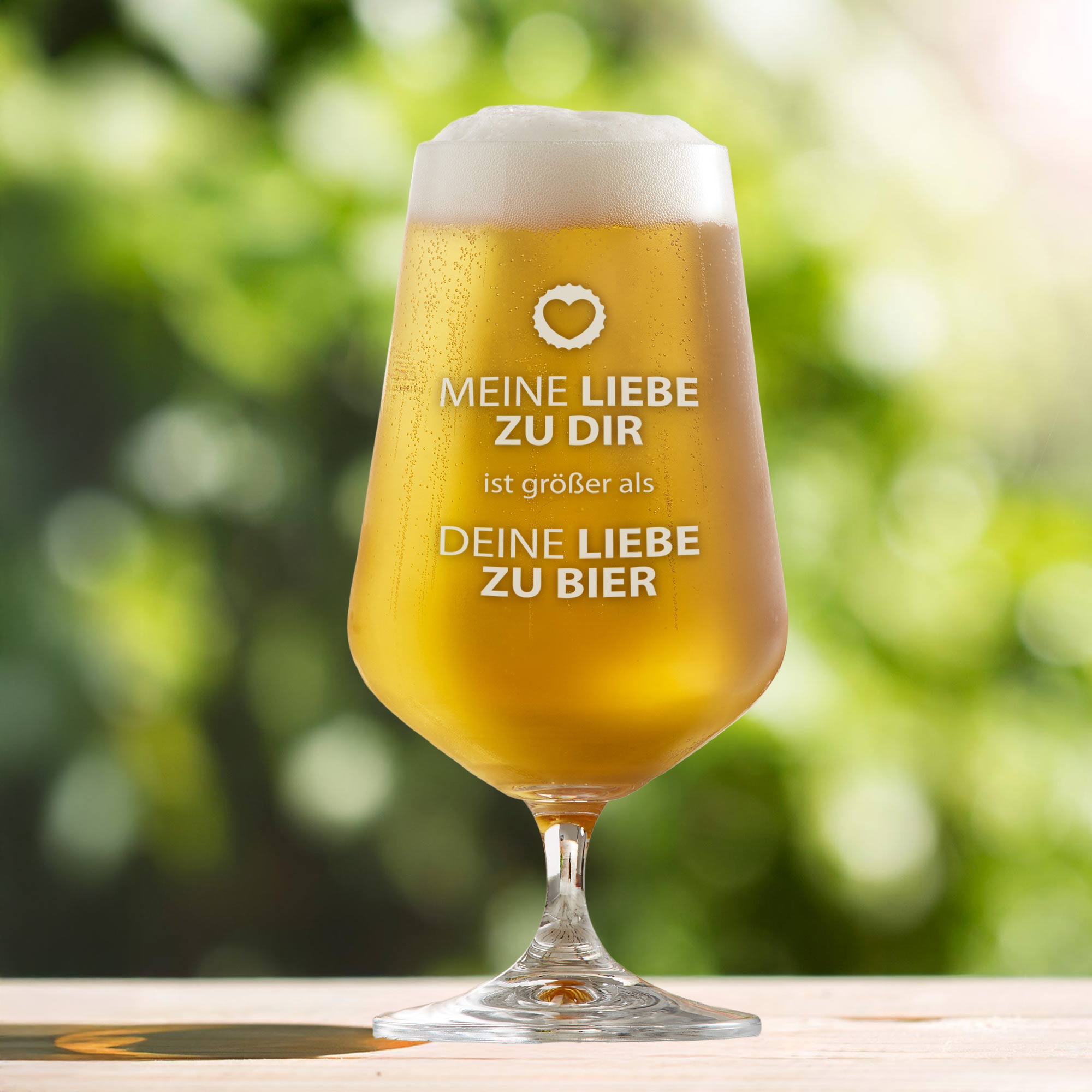 Bierglas - Liebe