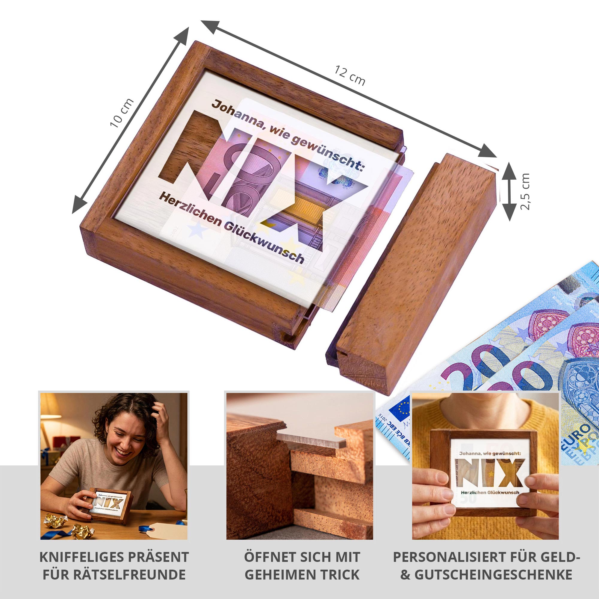 Magische Geldgeschenkbox Kompakt - Nichts Magische Geldgeschenkbox Kompakt - Nichts