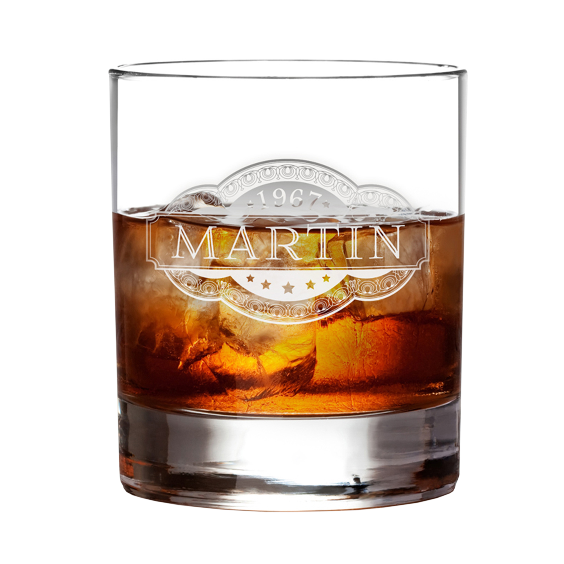 Whiskyglas mit Gravur - Banderole 3959 - 4