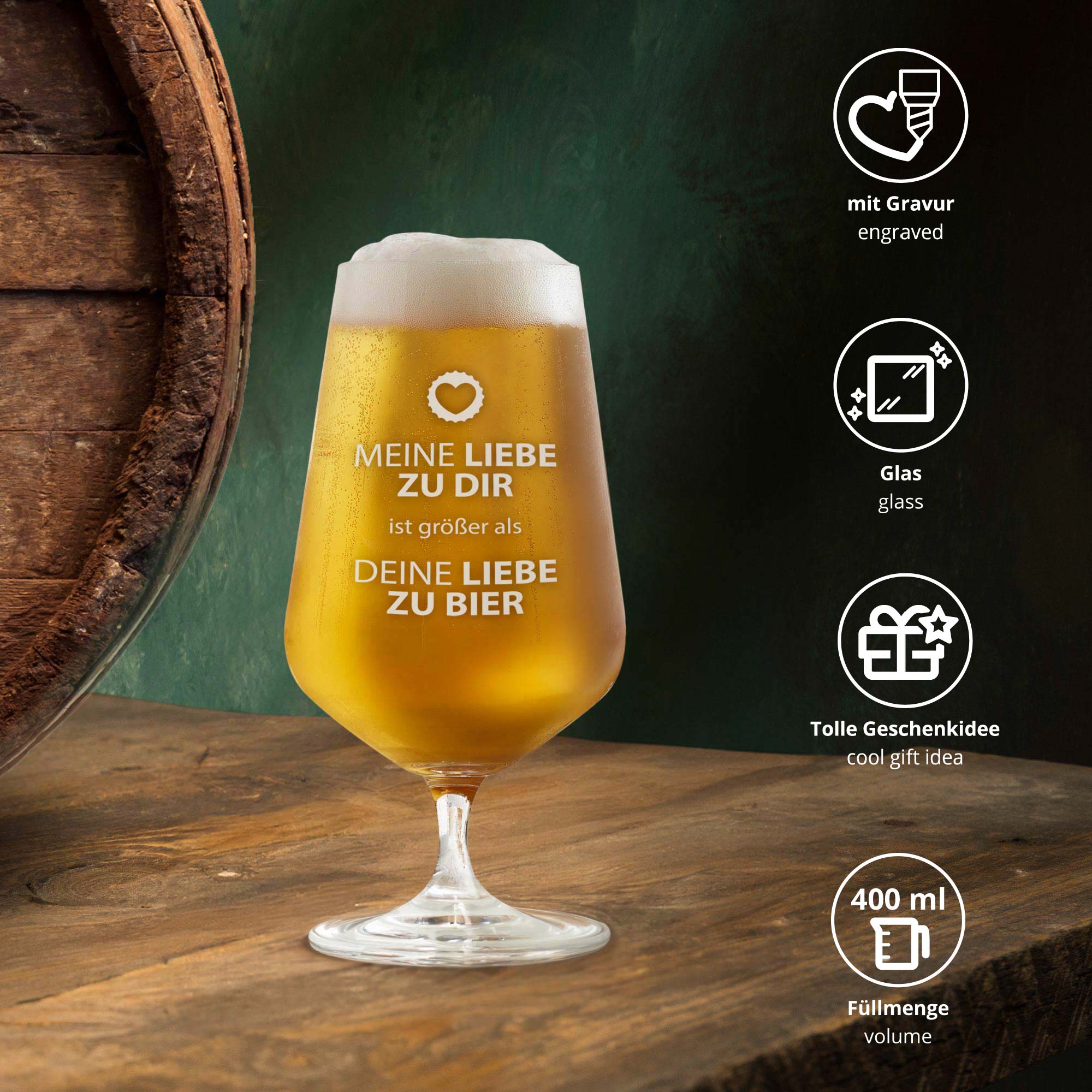 Bierglas - Liebe