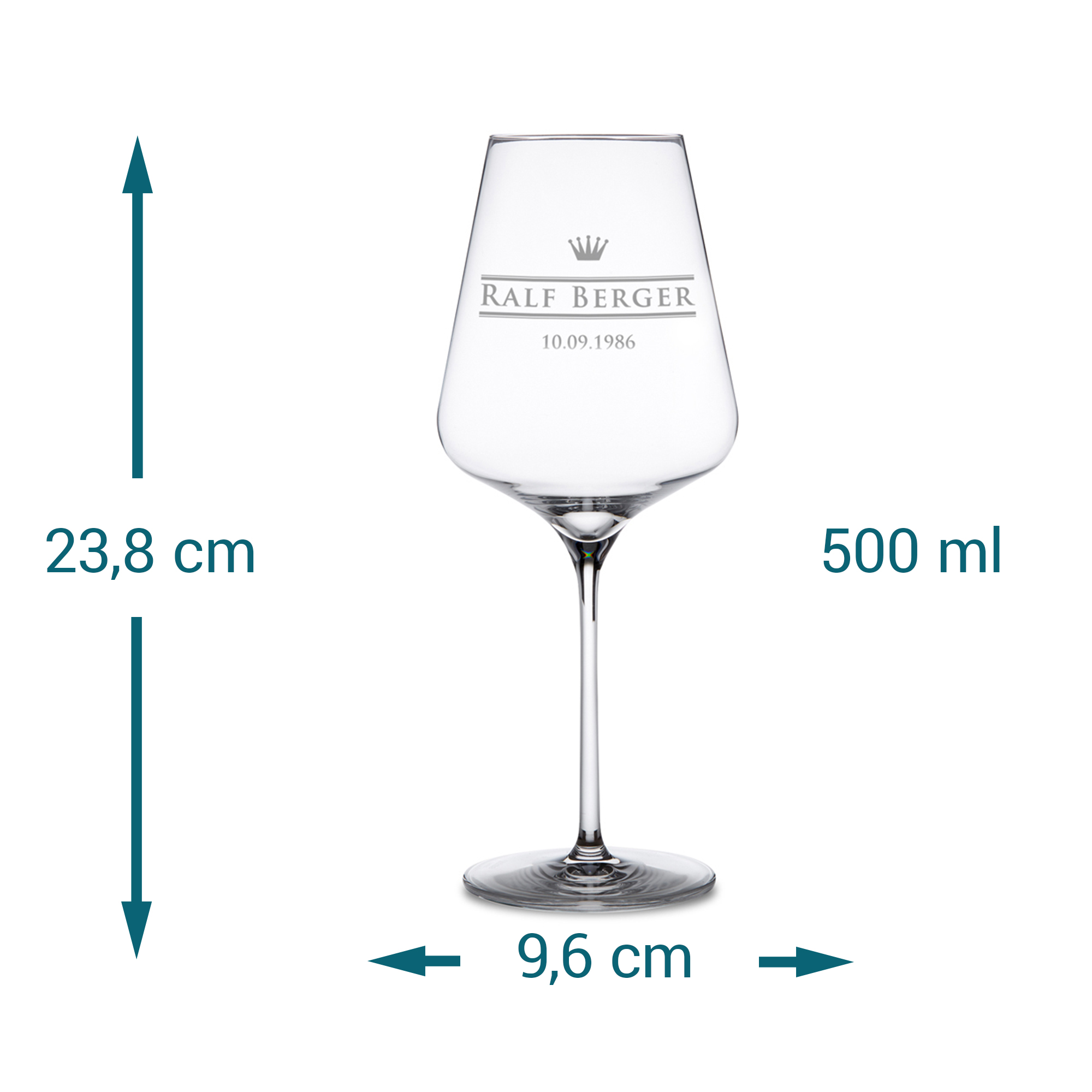 Weinglas mit Gravur - Royal 2113 - 7