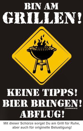 Grillschürze