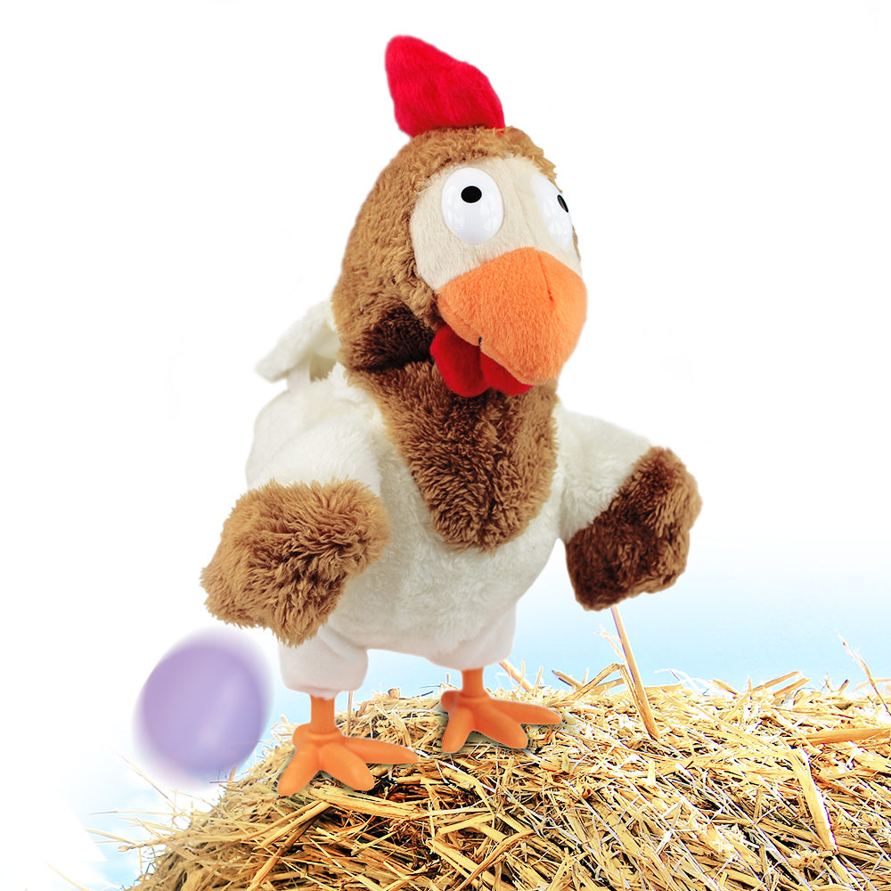 Eierlegendes Kuscheltier Huhn mit Sound 3533