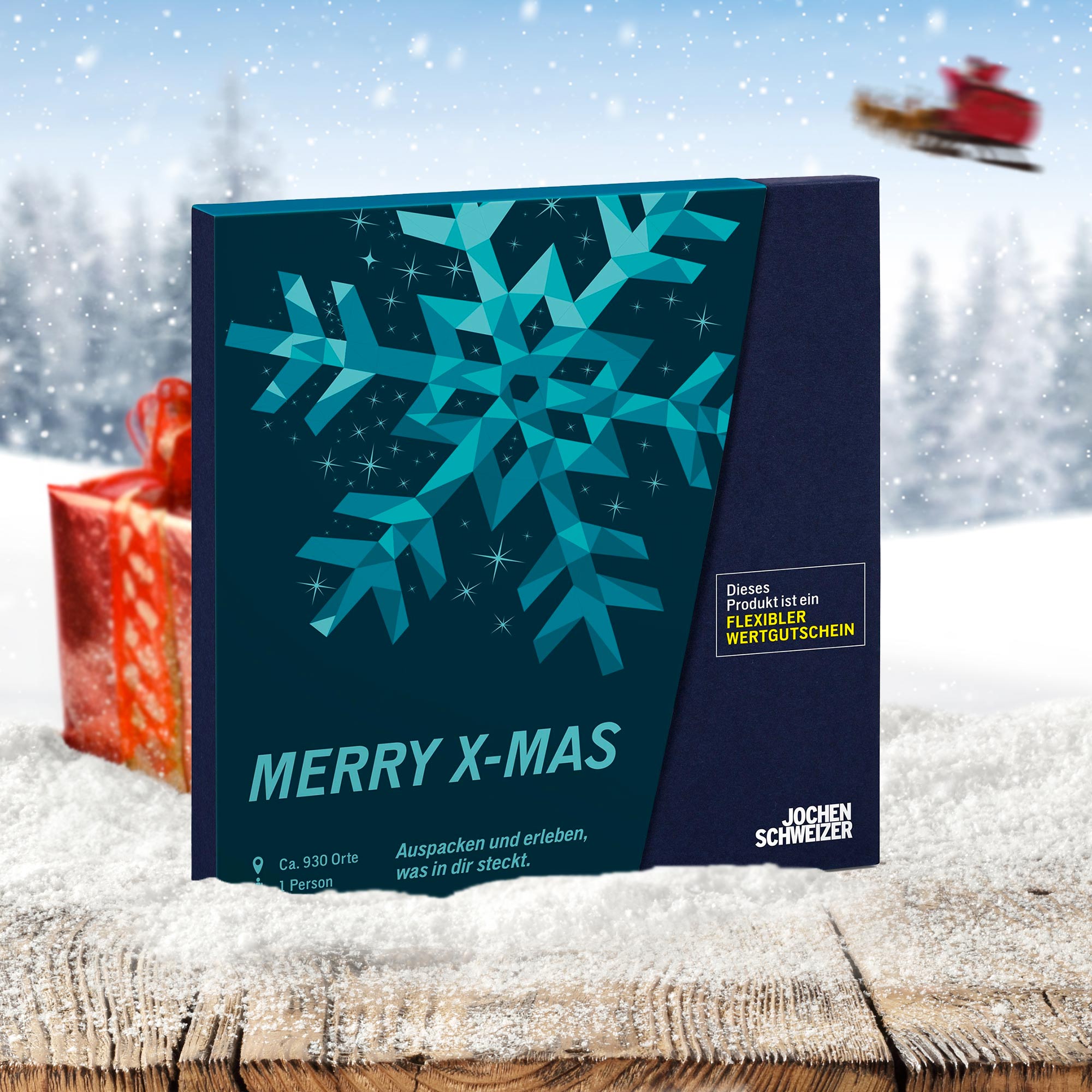 Geschenkbox Merry X-Mas - JS