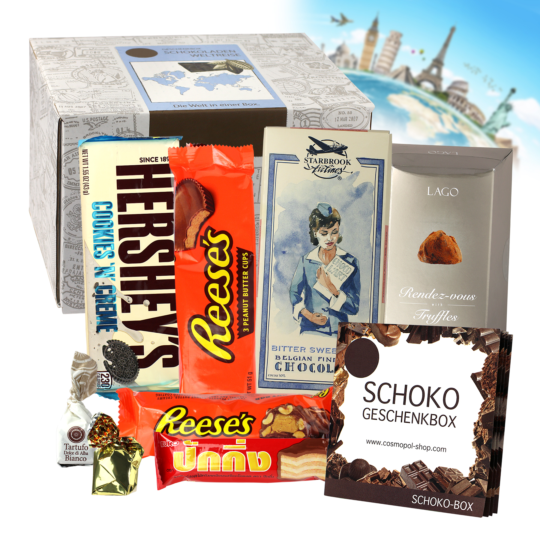 Schokoreise Geschenkbox