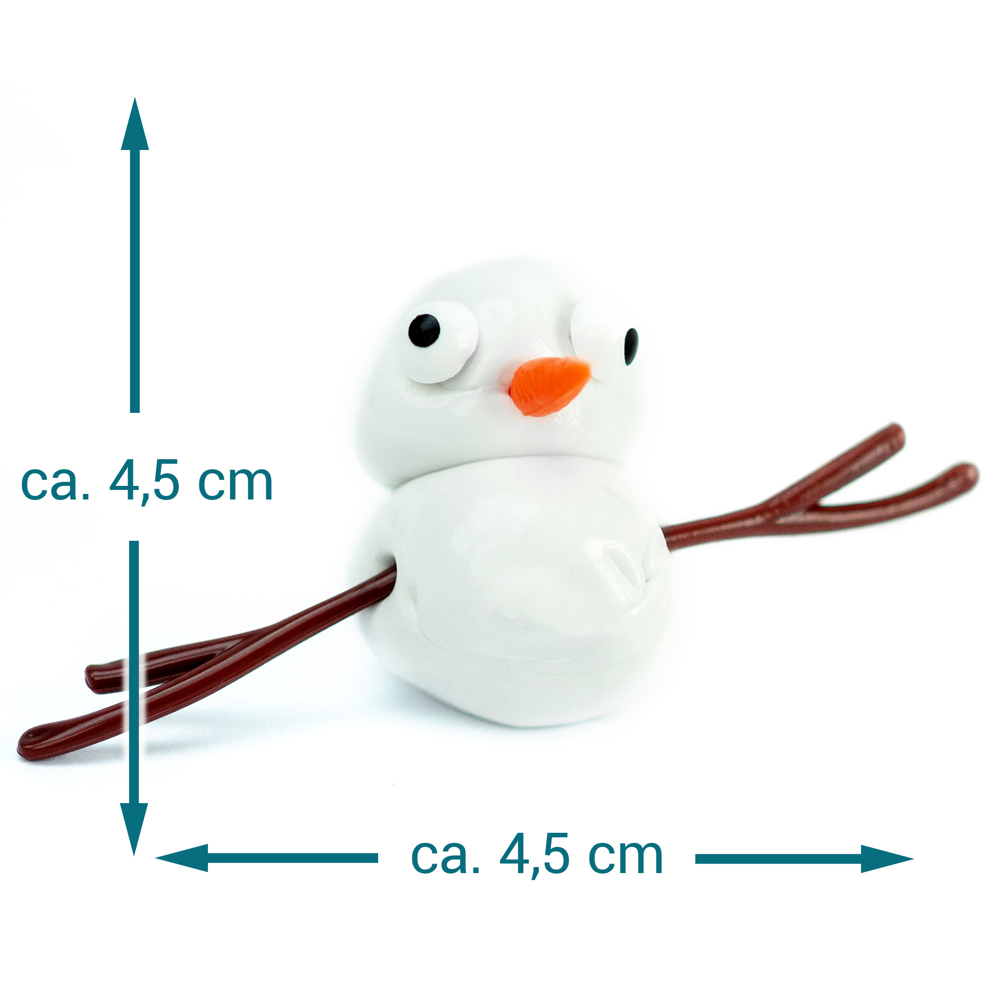 Schneemann Bausatz mit Schmilzknete 4037 - 12
