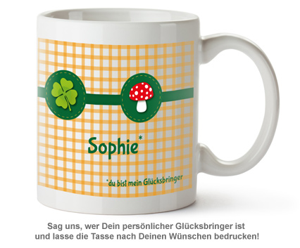 Glücksbringer - personalisierte Tasse 1932 - 1