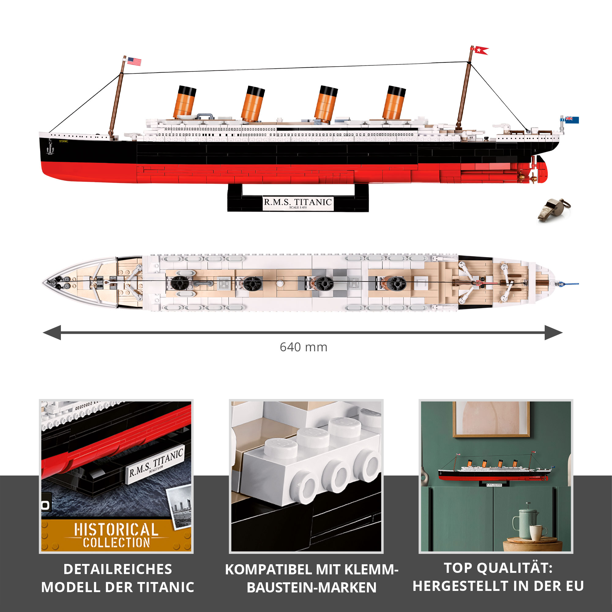 RMS Titanic - Cobi Klemmbausteine