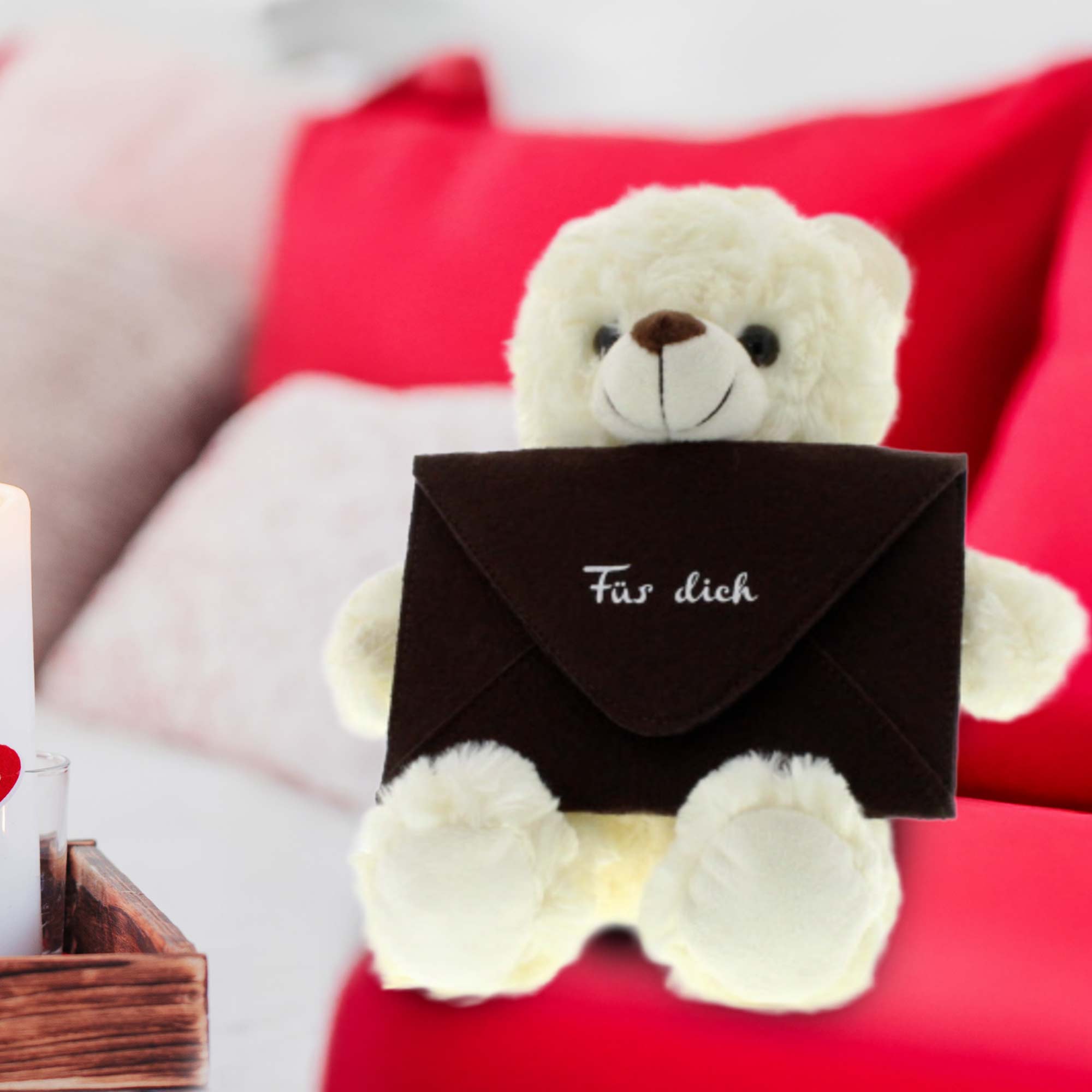 Botschaftsbär - brauner Umschlag Botschaftsbär - brauner Umschlag