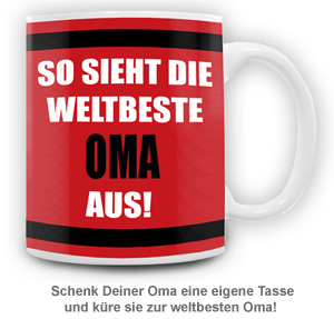 Tasse - Weltbeste Oma 1433 - 1