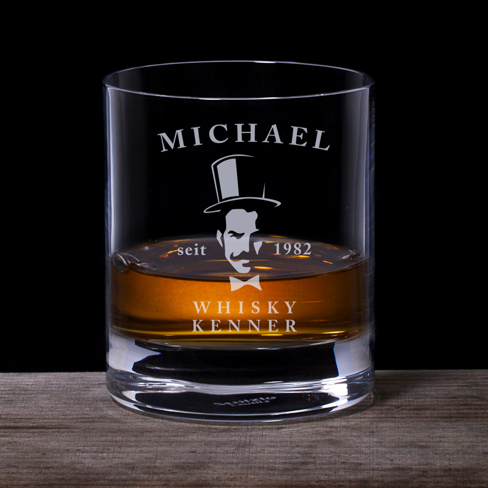 Whiskyglas - mit Gentleman Gravur 1601