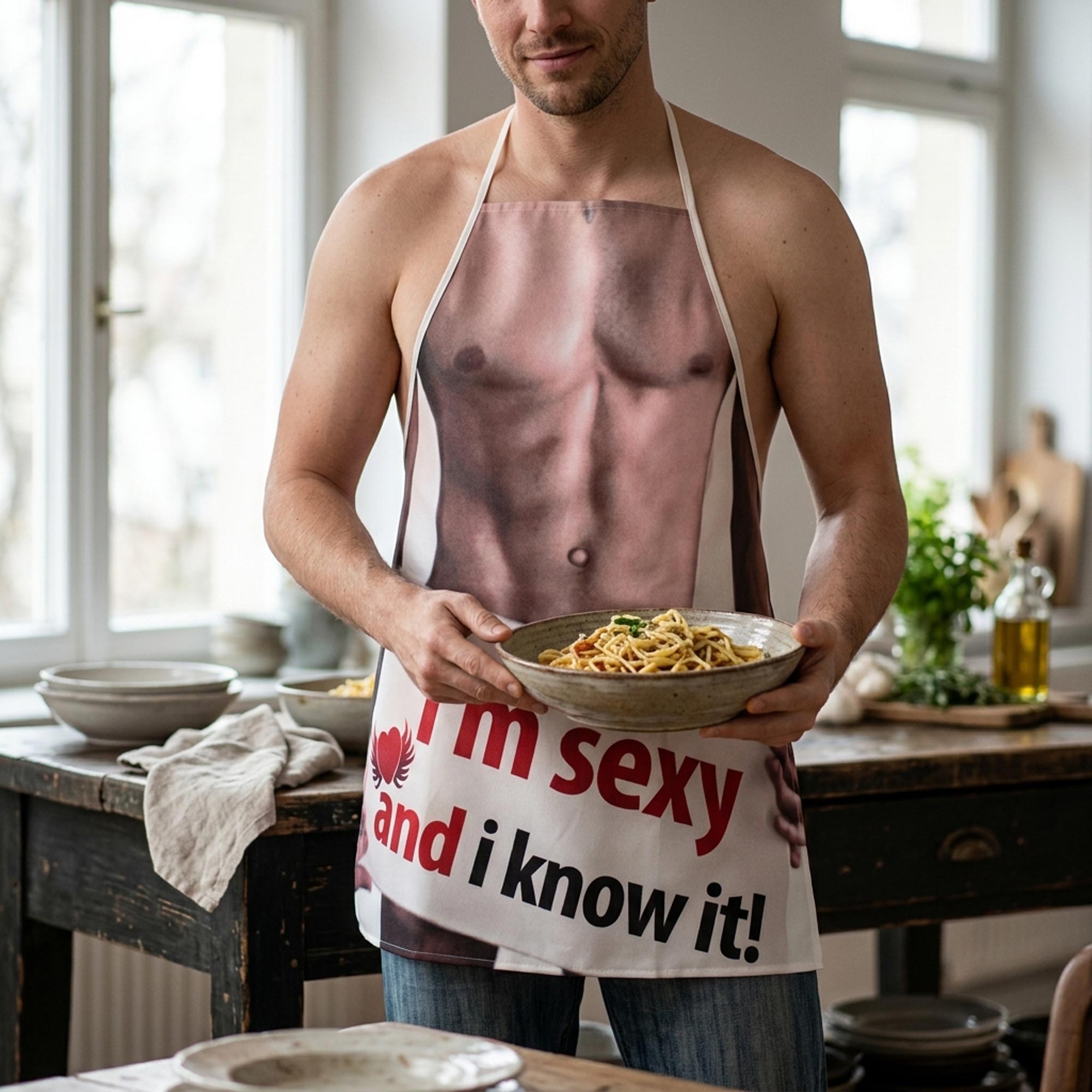 Sexy Schürze für Männer
