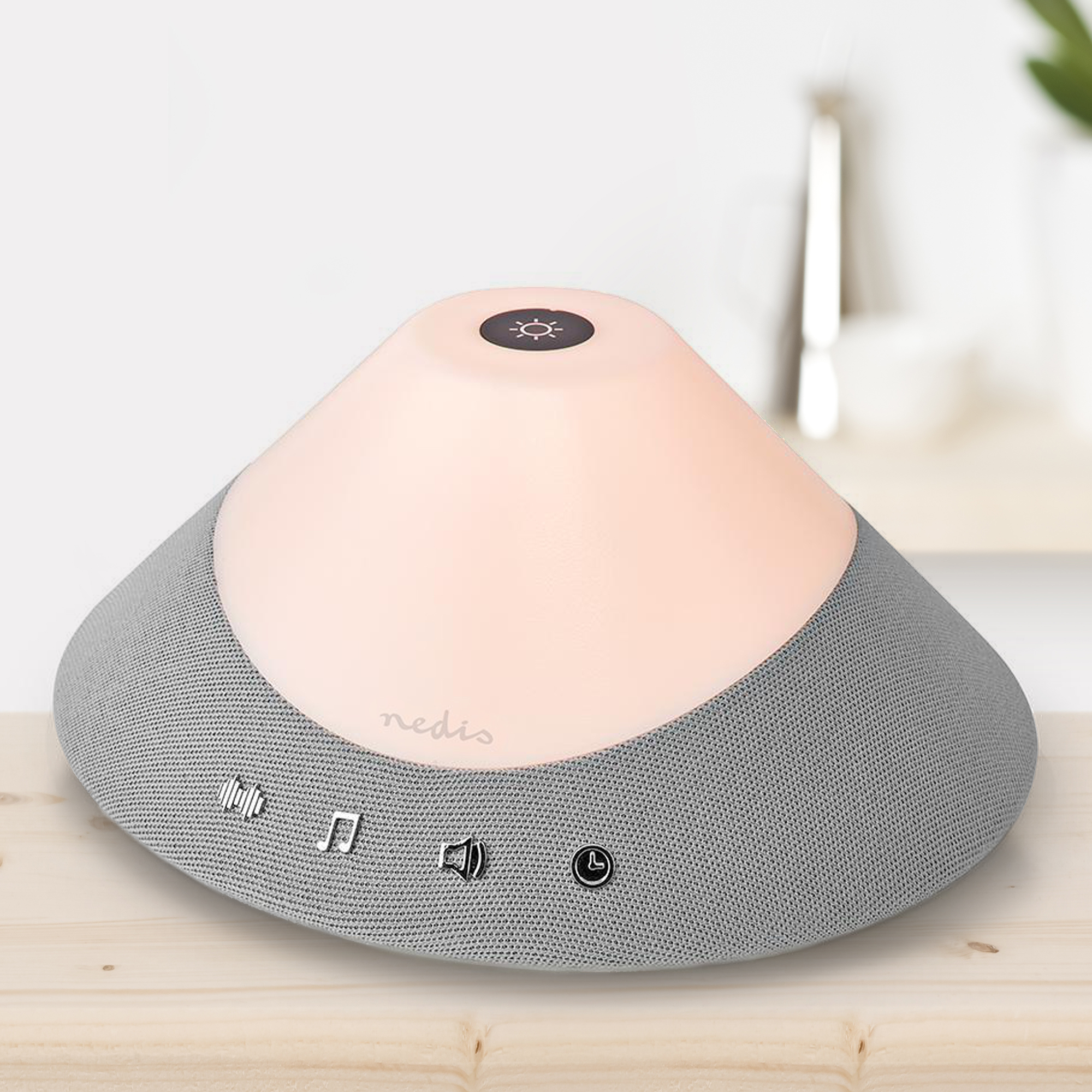 White Noise Machine - Einschlafhilfe mit Nachtlicht