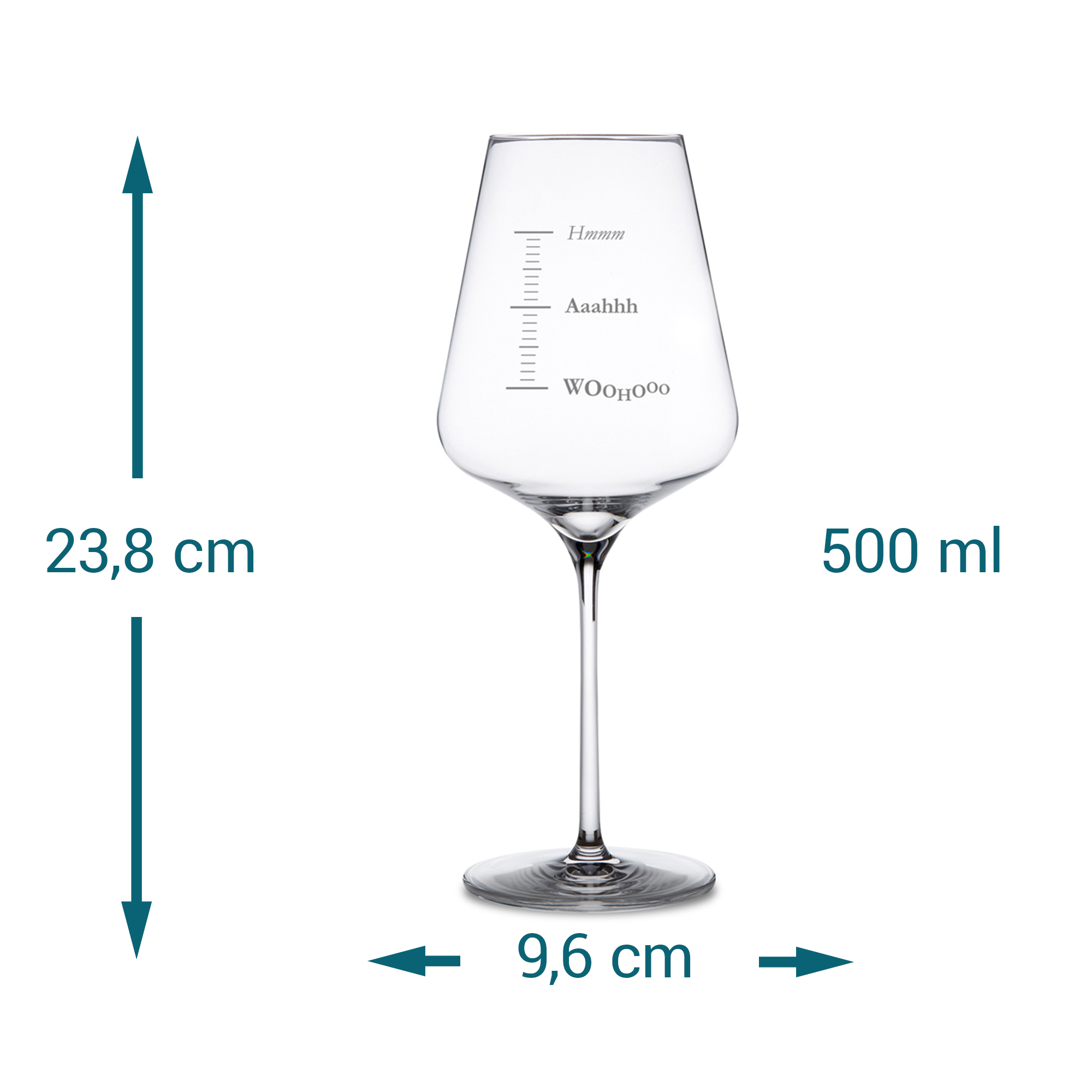 Weinglas mit Gravur - Woohooo 3283 - 7