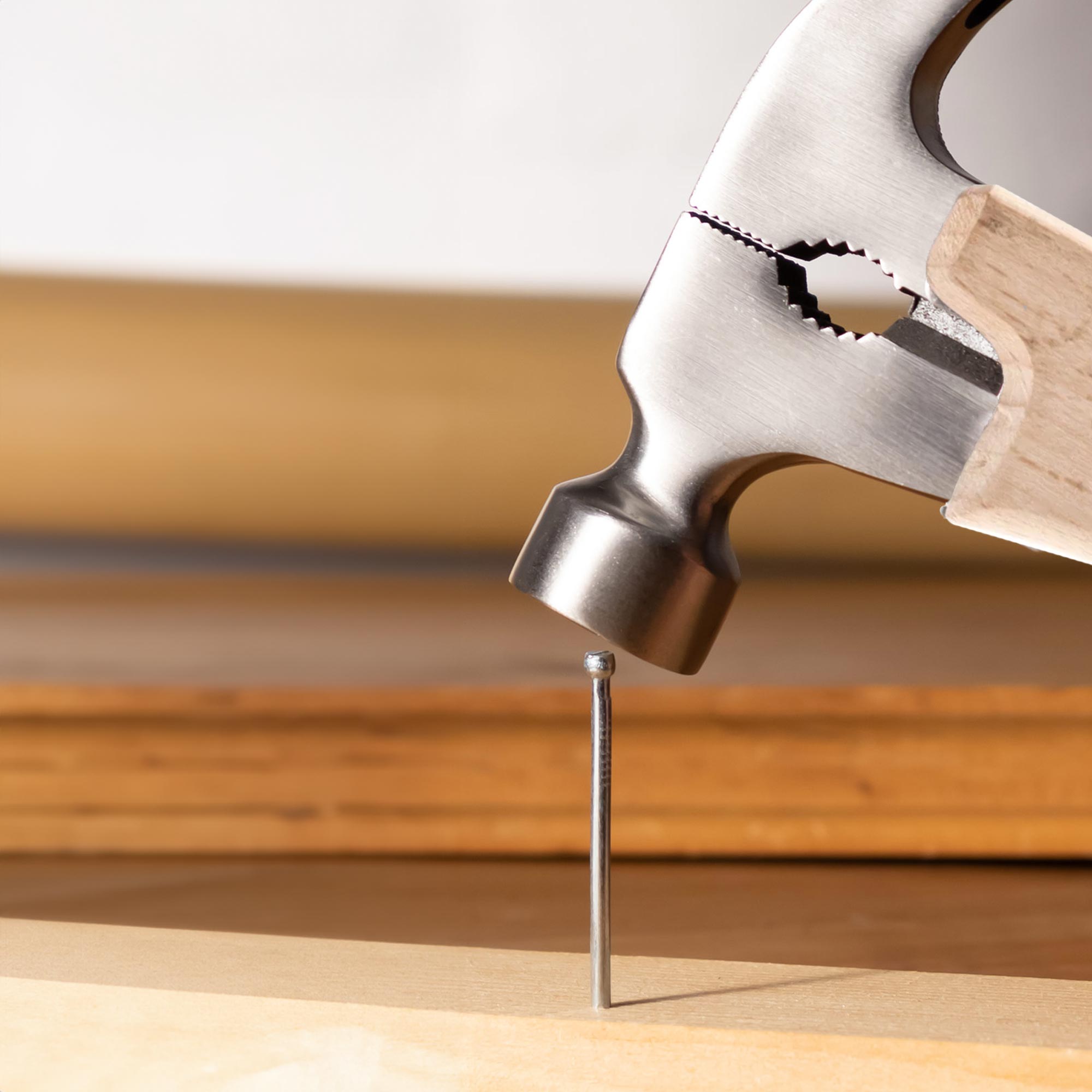 Holz Hammer Multifunktionswerkzeug mit Namen
