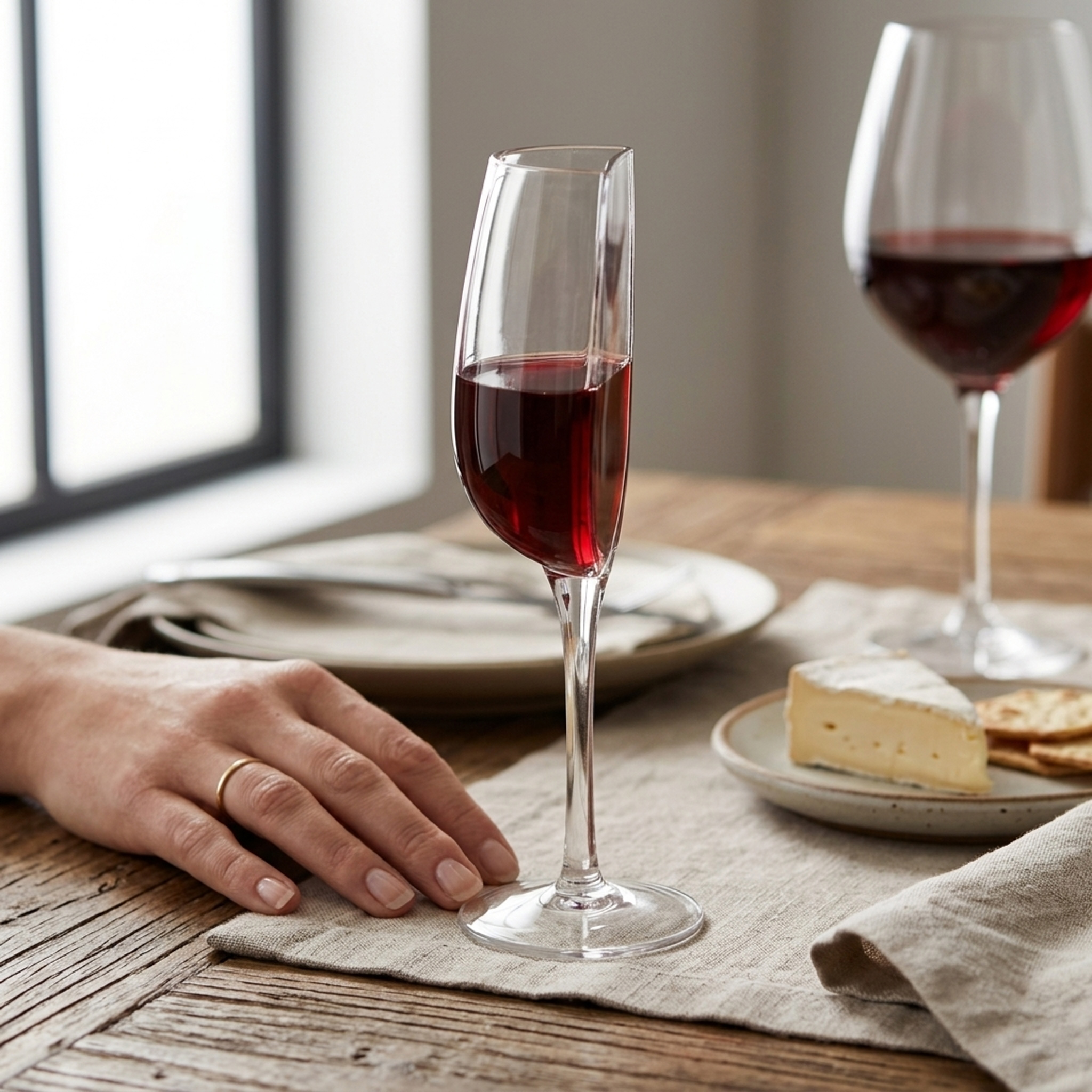 Halber Wein - Half Wine, halbes Weinglas Halber Wein - Half Wine, halbes Weinglas