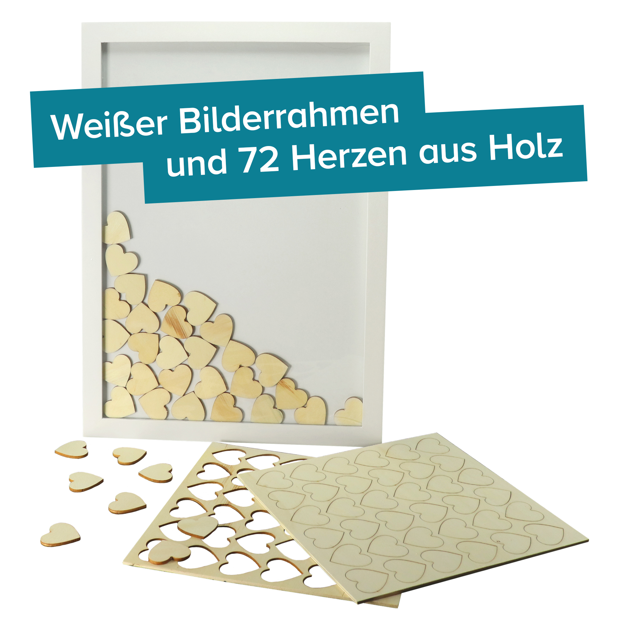 Bilderrahmen Gästebuch zur Hochzeit 4128 - 4