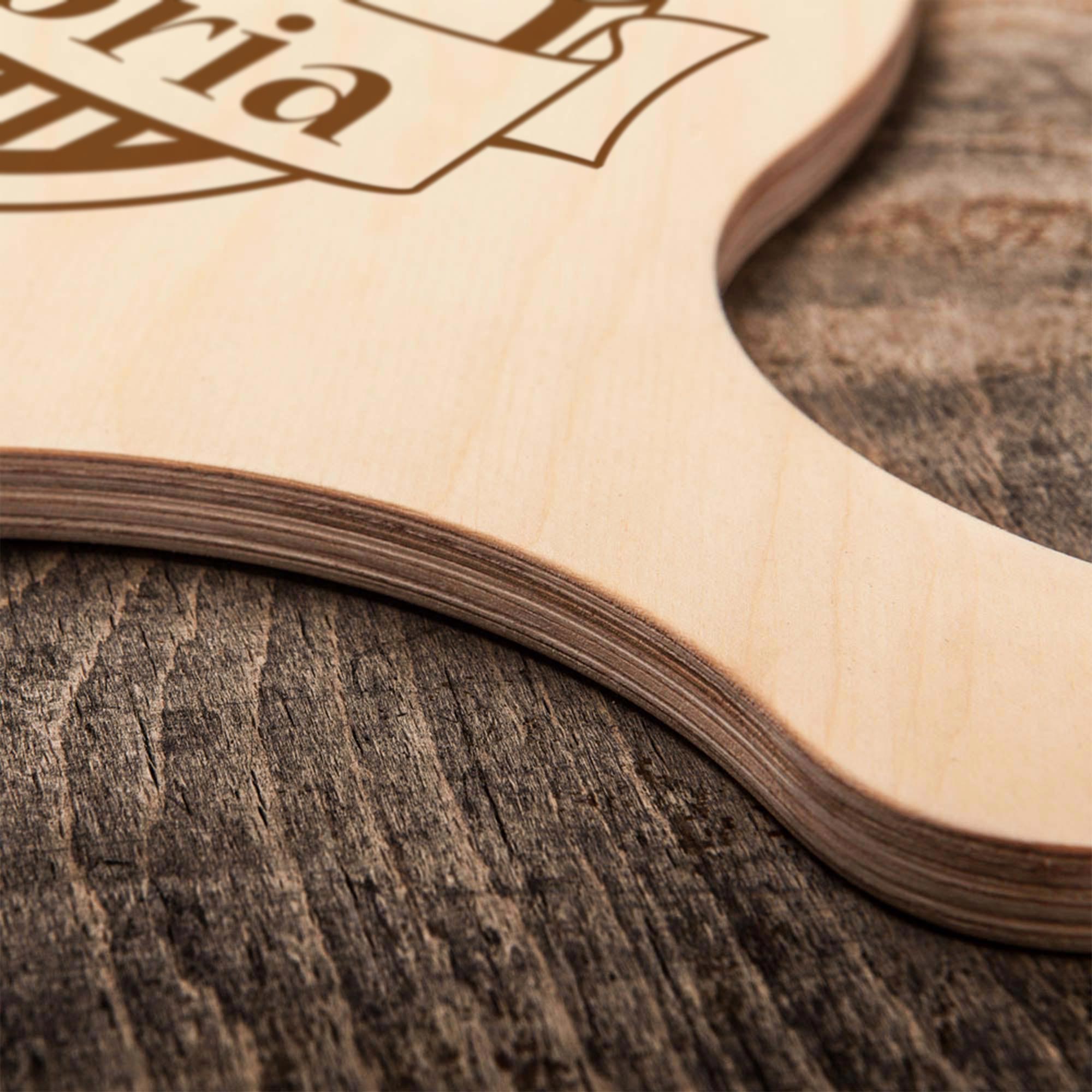 Pizzabrett mit Gravur