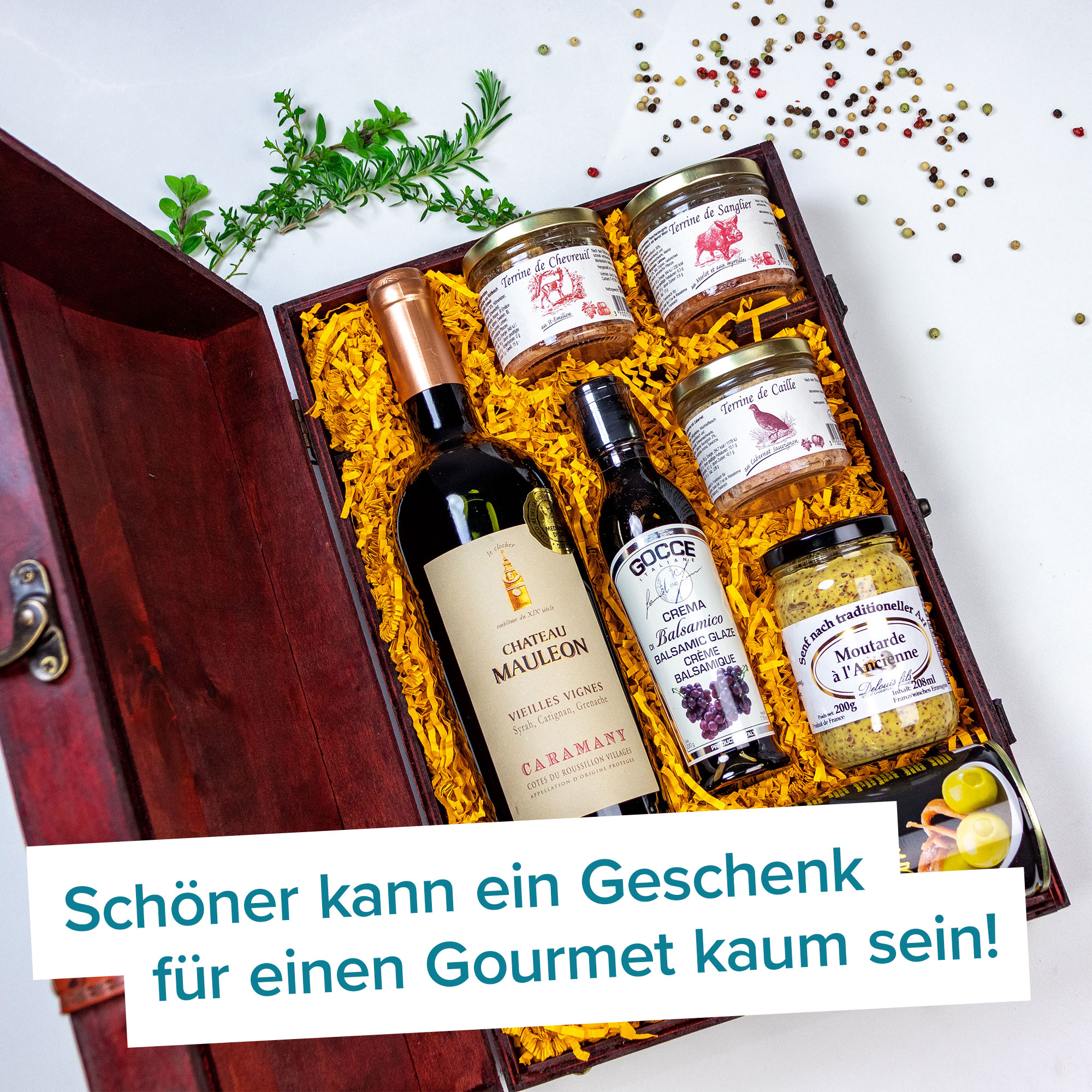Gourmet Geschenkbox 7-teilig