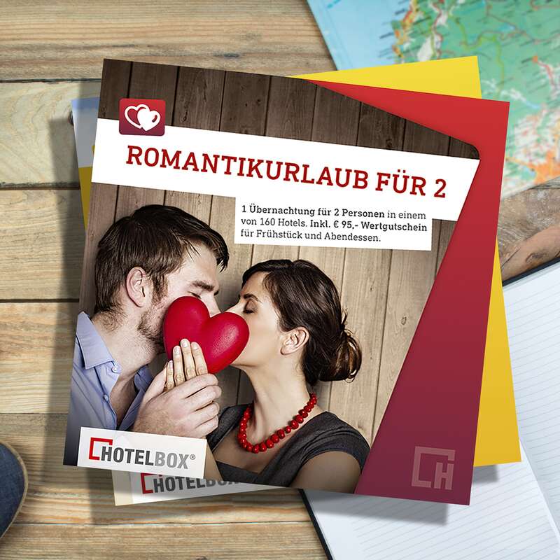 Romantikurlaub für 2 - Hotelgutschein von Hotelbox