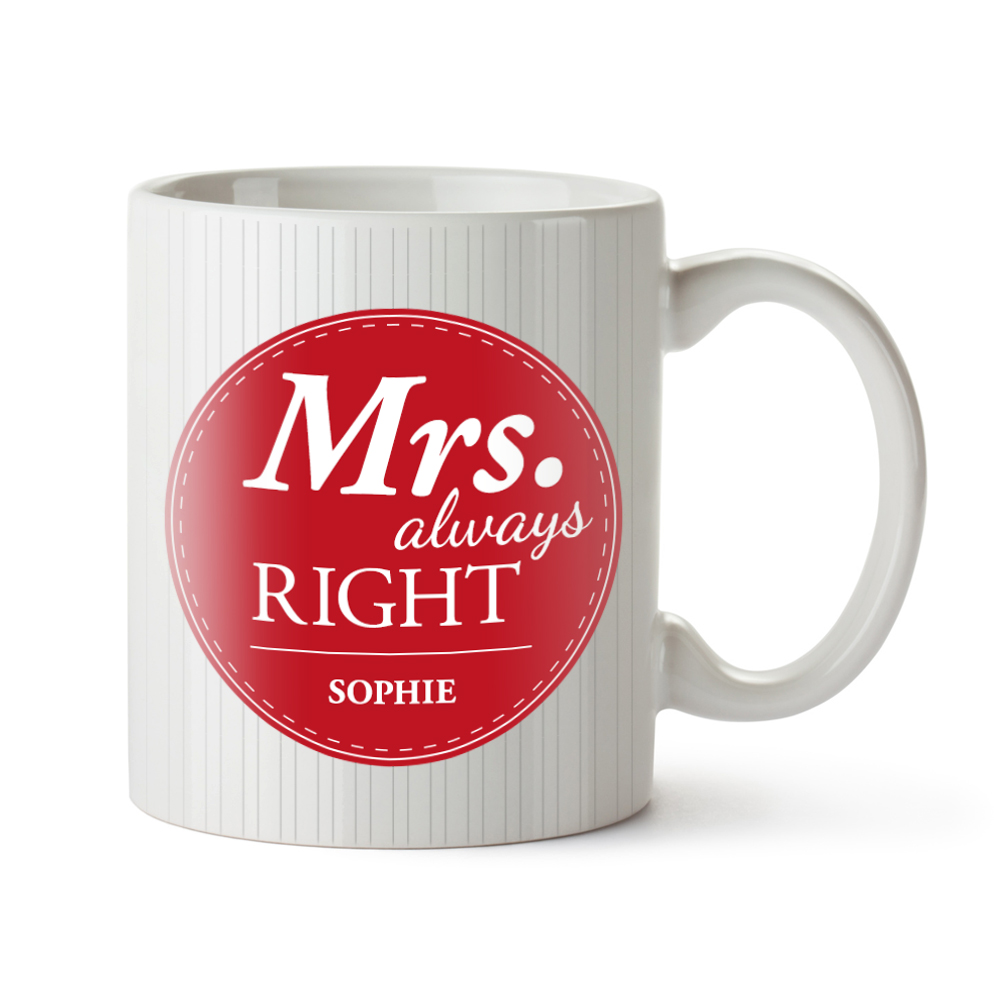 Personalisiertes Tassen Set - Mr and Mrs Right 2176 - 2
