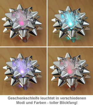 Geschenkschleife mit LED Farbwechsel 3325 - 1