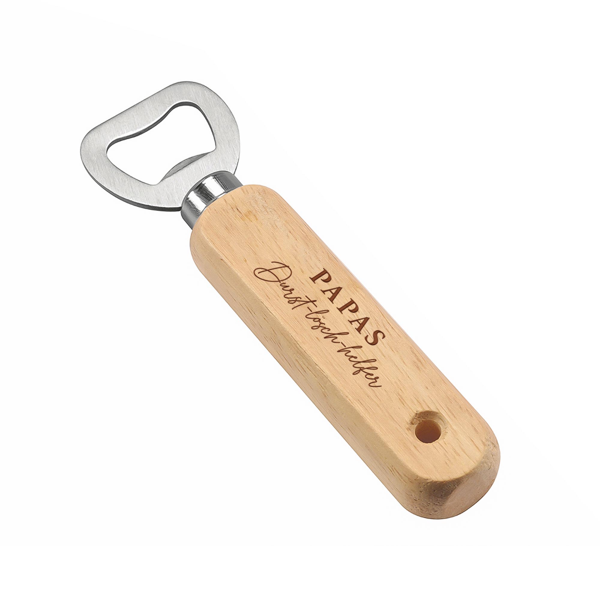 Personalisierter Flaschenöffner aus Holz Personalisierter Flaschenöffner aus Holz
