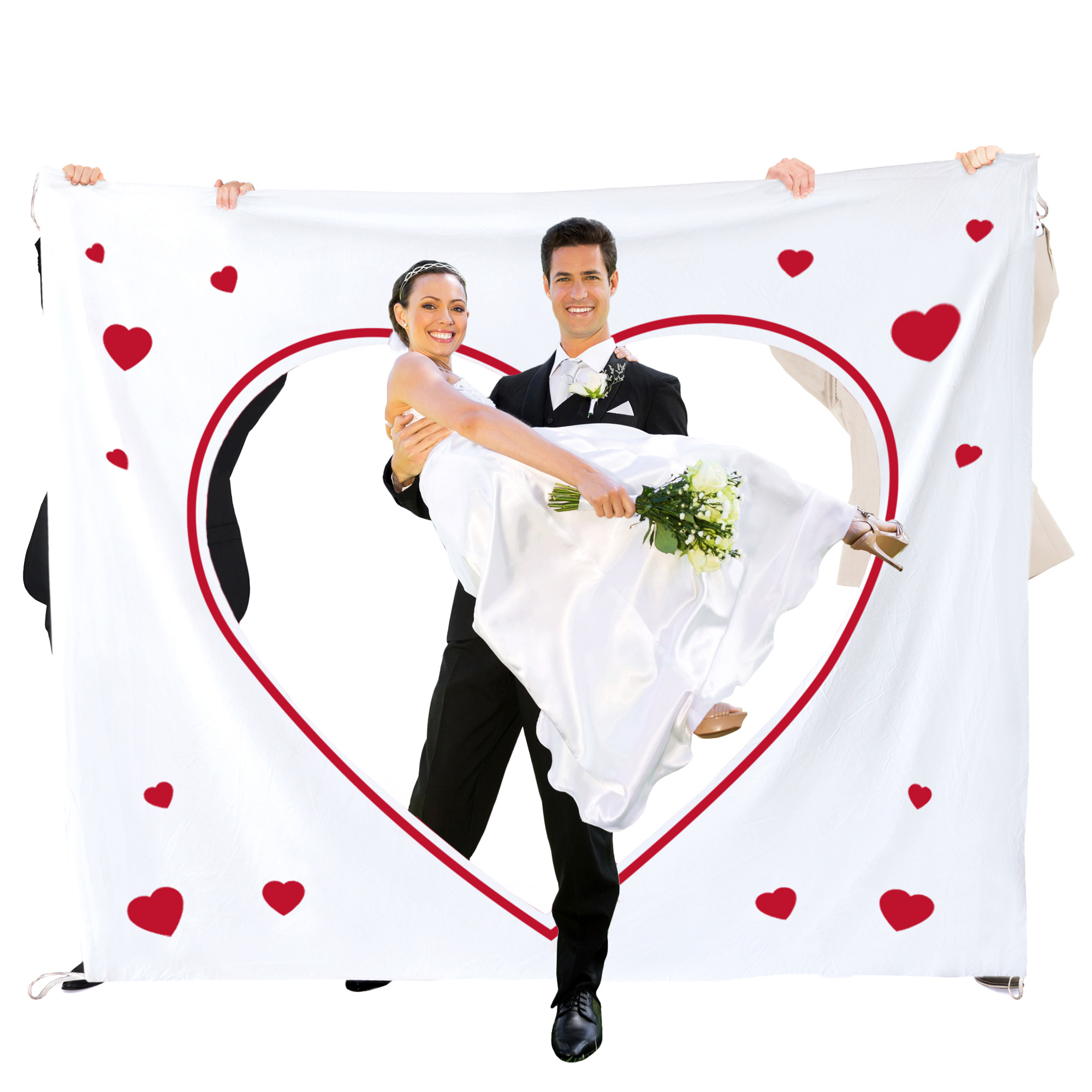 Hochzeitslaken Wortherz - zum Ausschneiden 3827 - 6
