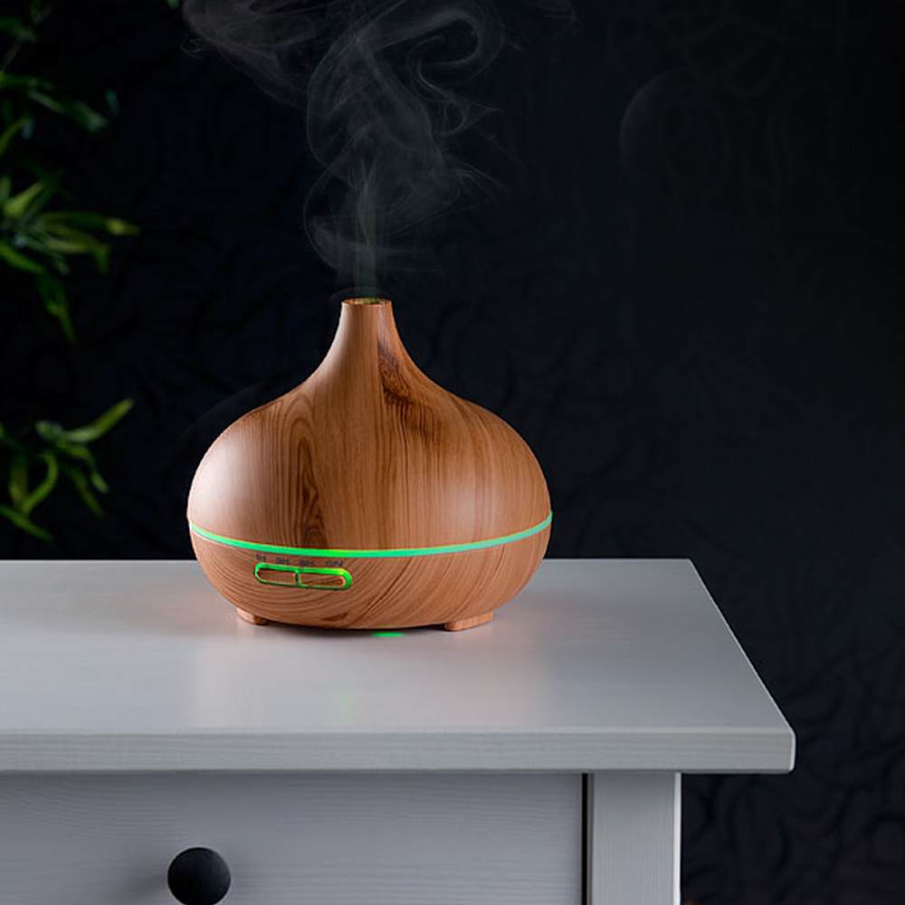 Luftbefeuchter mit Aroma Diffuser und LED Farbwechsel
