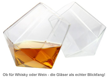 Diamant Gläser 2er Set