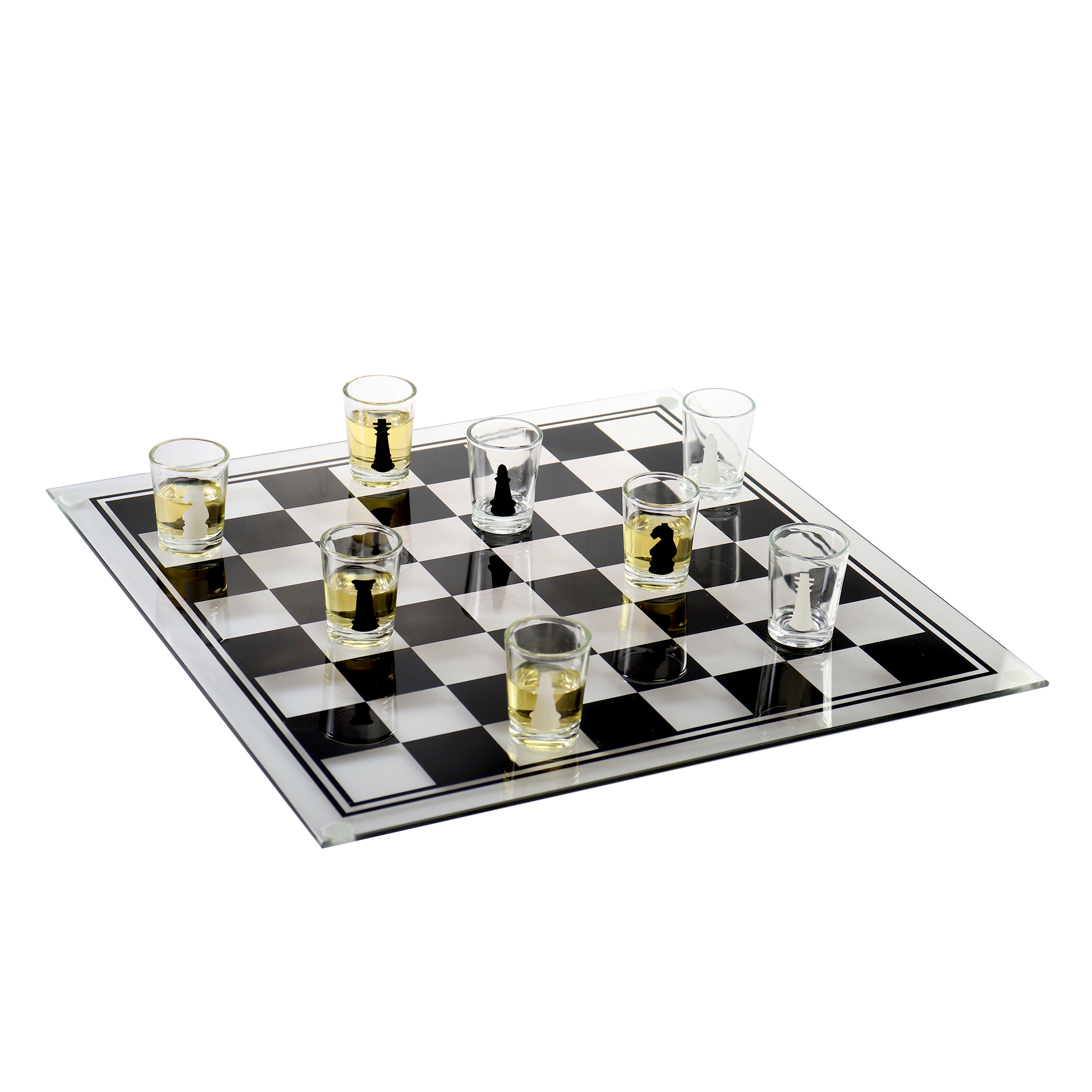 Schnapsgläser Schach - Trinkspiel