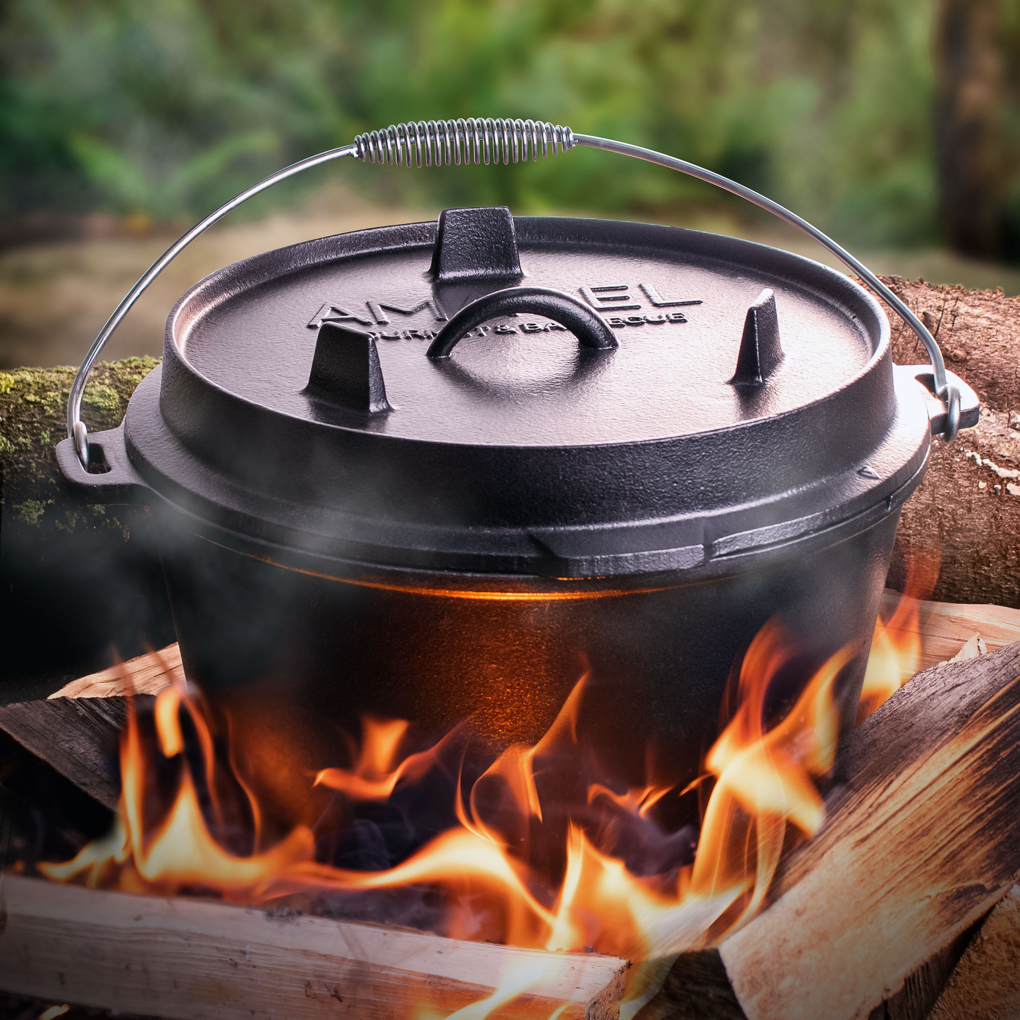 Dutch Oven Set - Feuertopf mit Zubehör