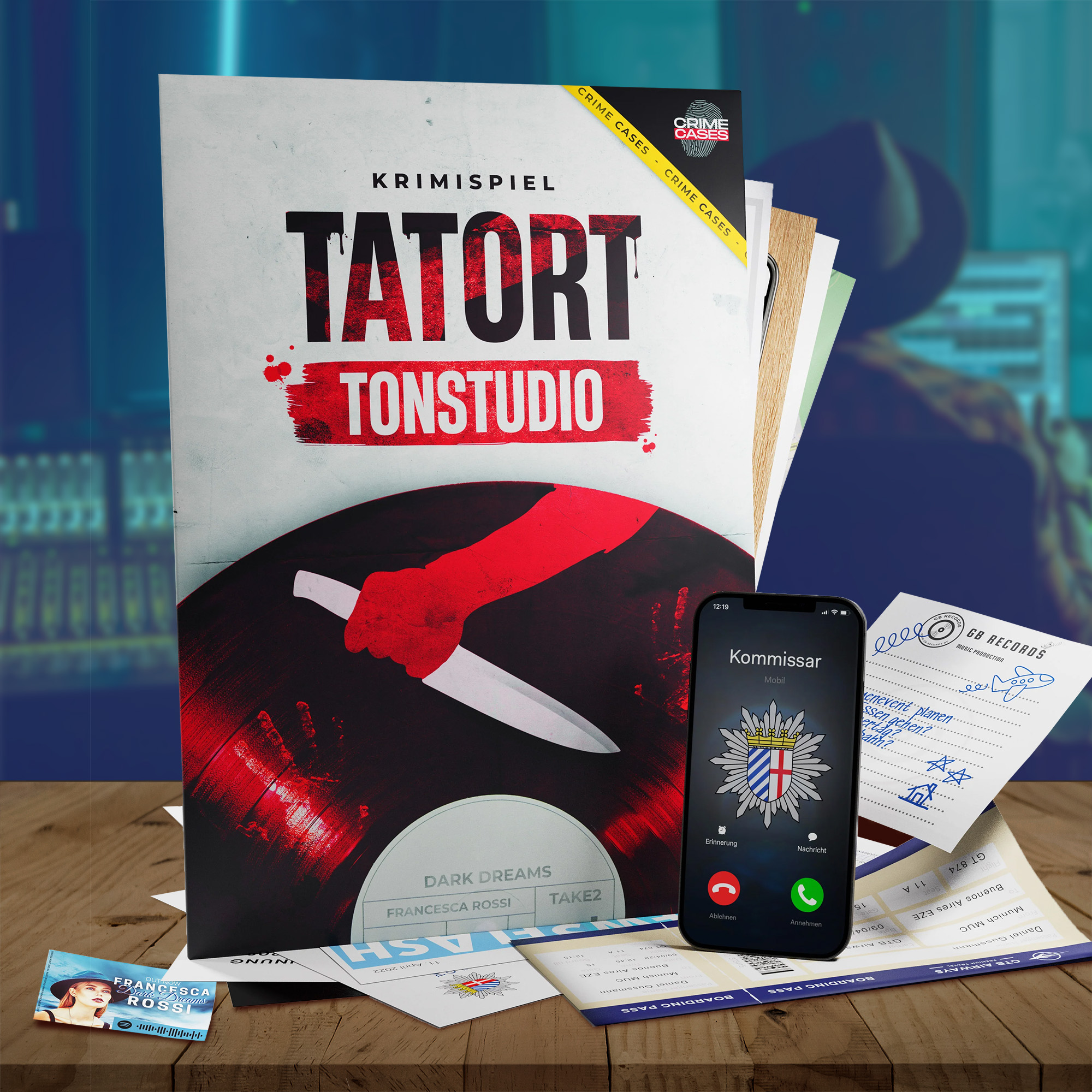 Detektivspiel - Krimi Tatort Tonstudio