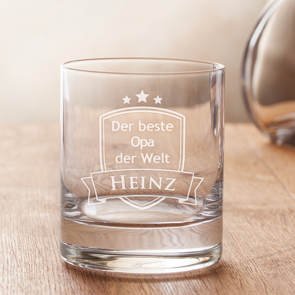 Whiskyglas mit Gravur - Bester Opa 2696 - 3