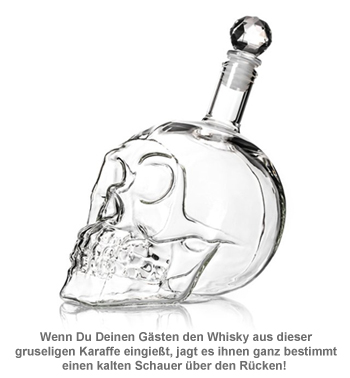 Whisky Karaffe Totenkopf 3250 - 1