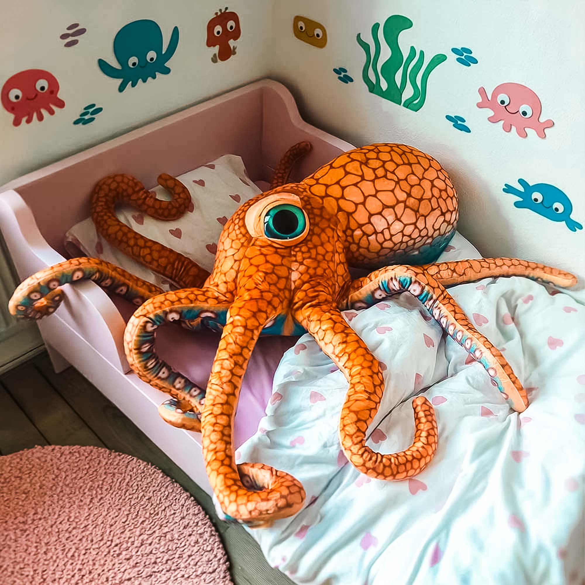 Riesen Oktopus - Kuscheltier & Kissen