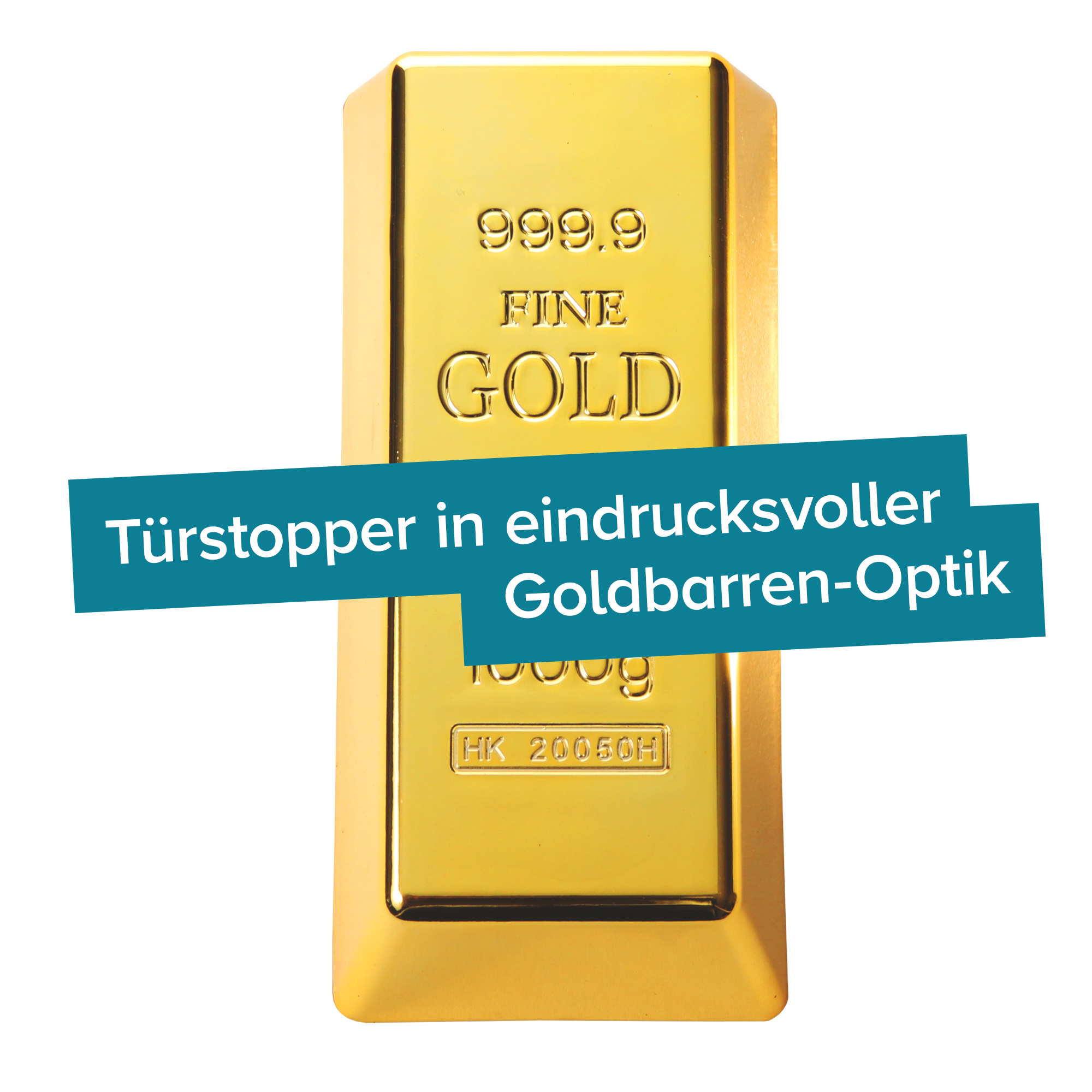 Goldbarren Türstopper 0918 - 2