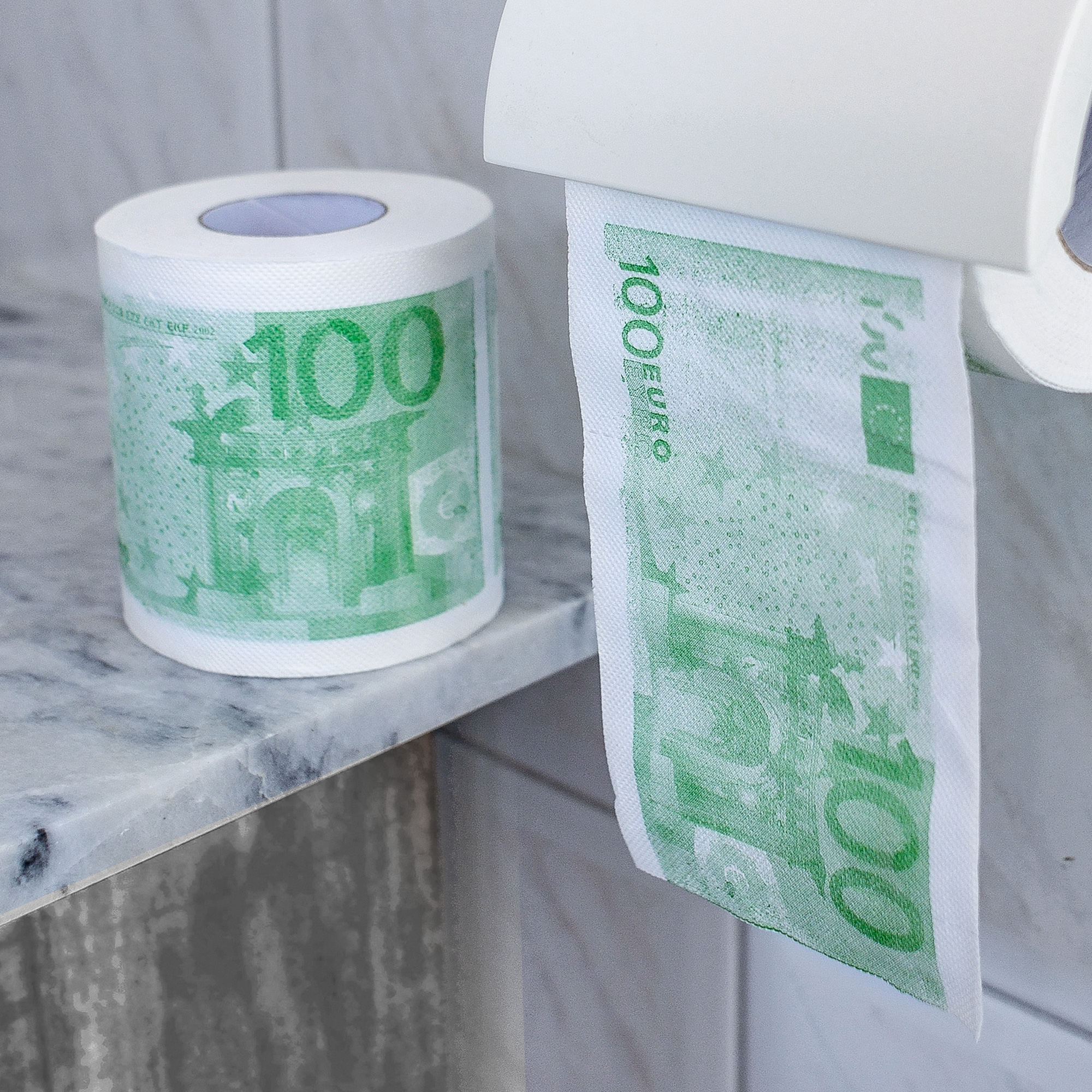 Geld Toilettenpapier - 100 Euro - 2er Set 0946