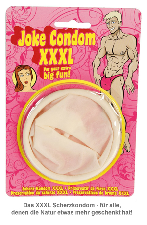 XXL Kondom - Scherzartikel 2878 - 1