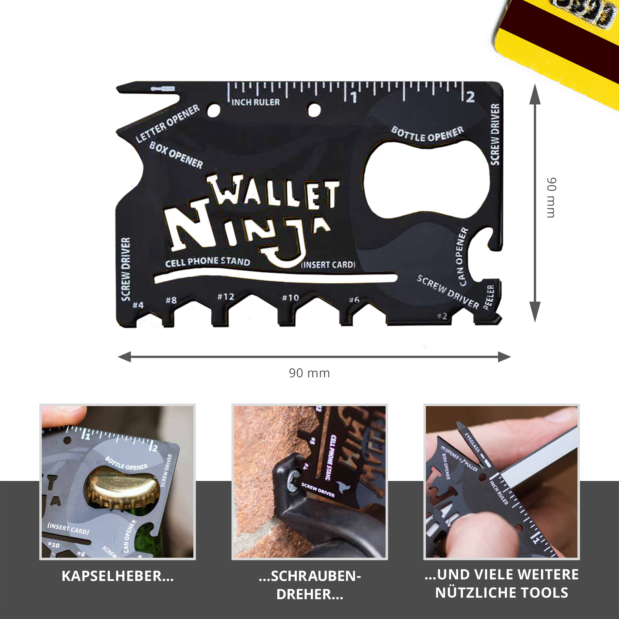 Geldbeutel Multifunktionswerkzeug 18in1