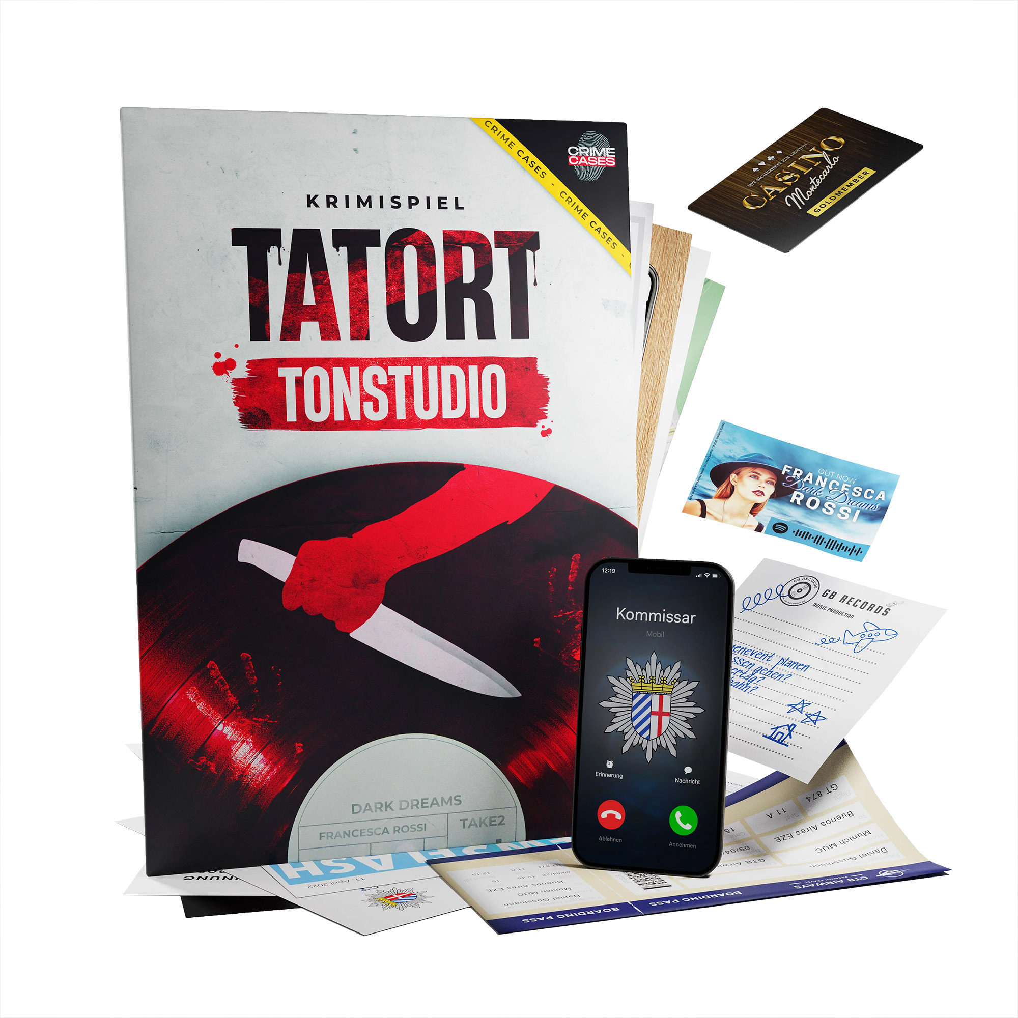 Detektivspiel - Krimi Tatort Tonstudio