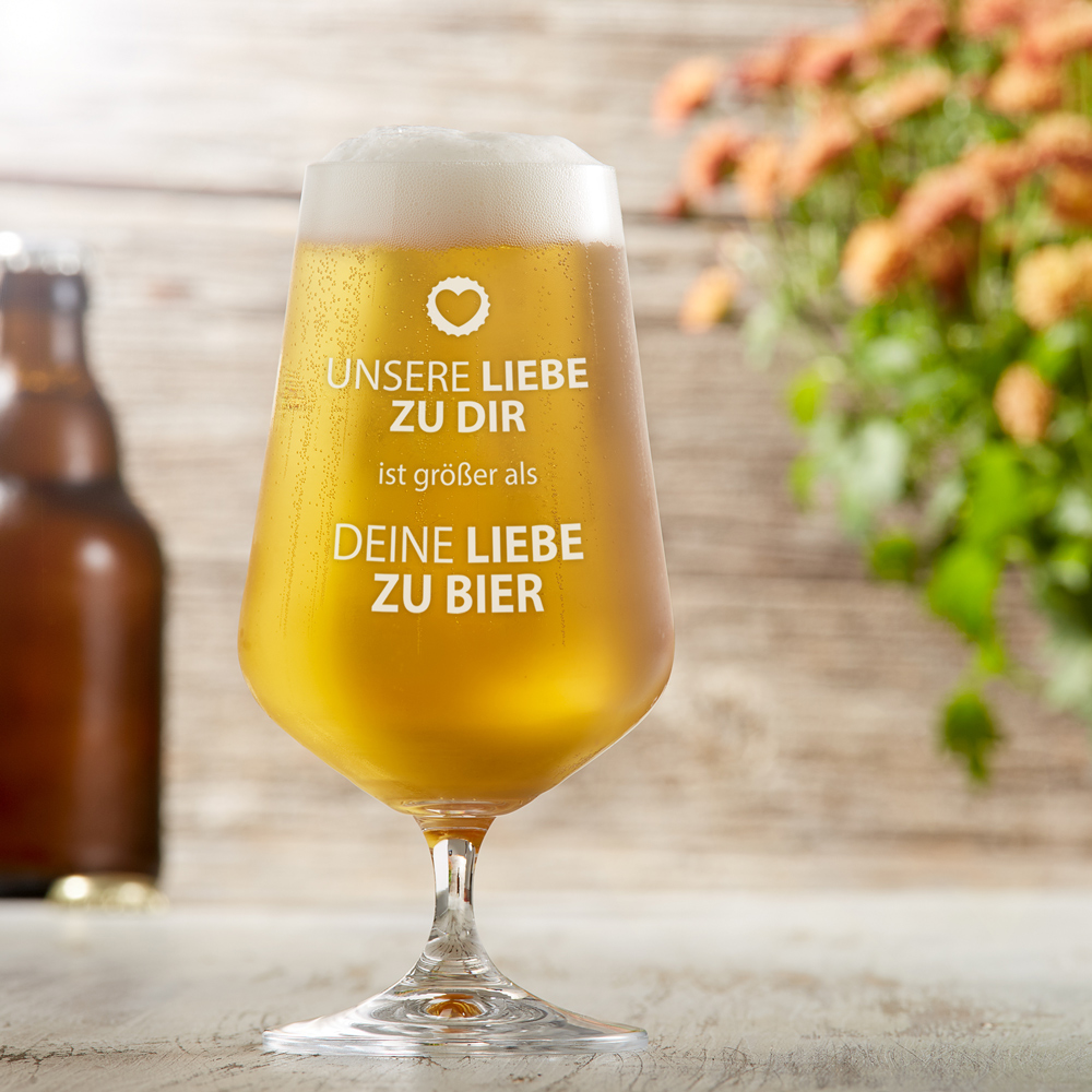 Bierglas - Unsere Liebe 3401