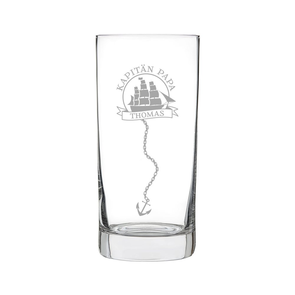 Cocktailglas mit Gravur für Papa - Segelschiff 3477 - 4