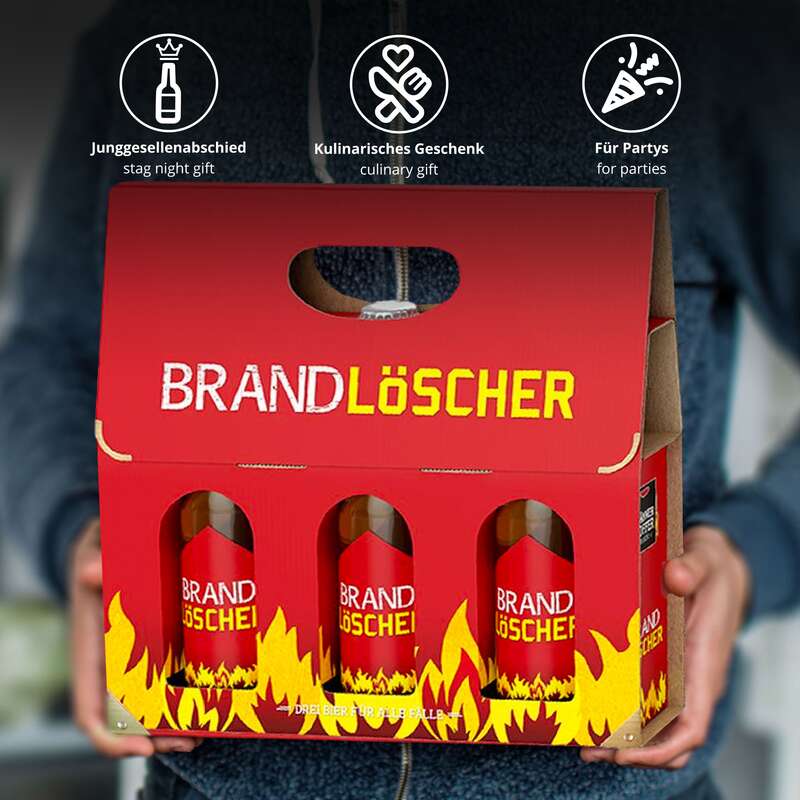 Bier Handtasche für Männer - Brandlöscher