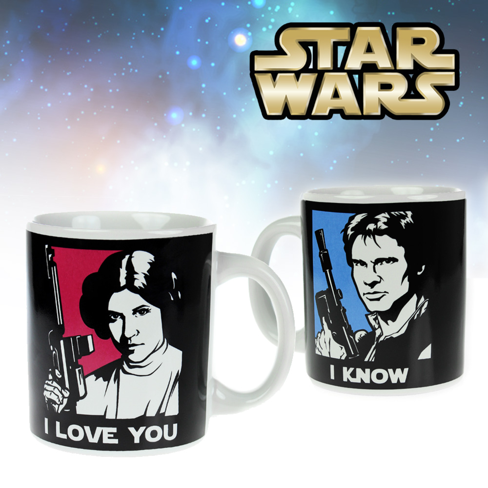 Star Wars Tasse - Han Solo und Leia 2321