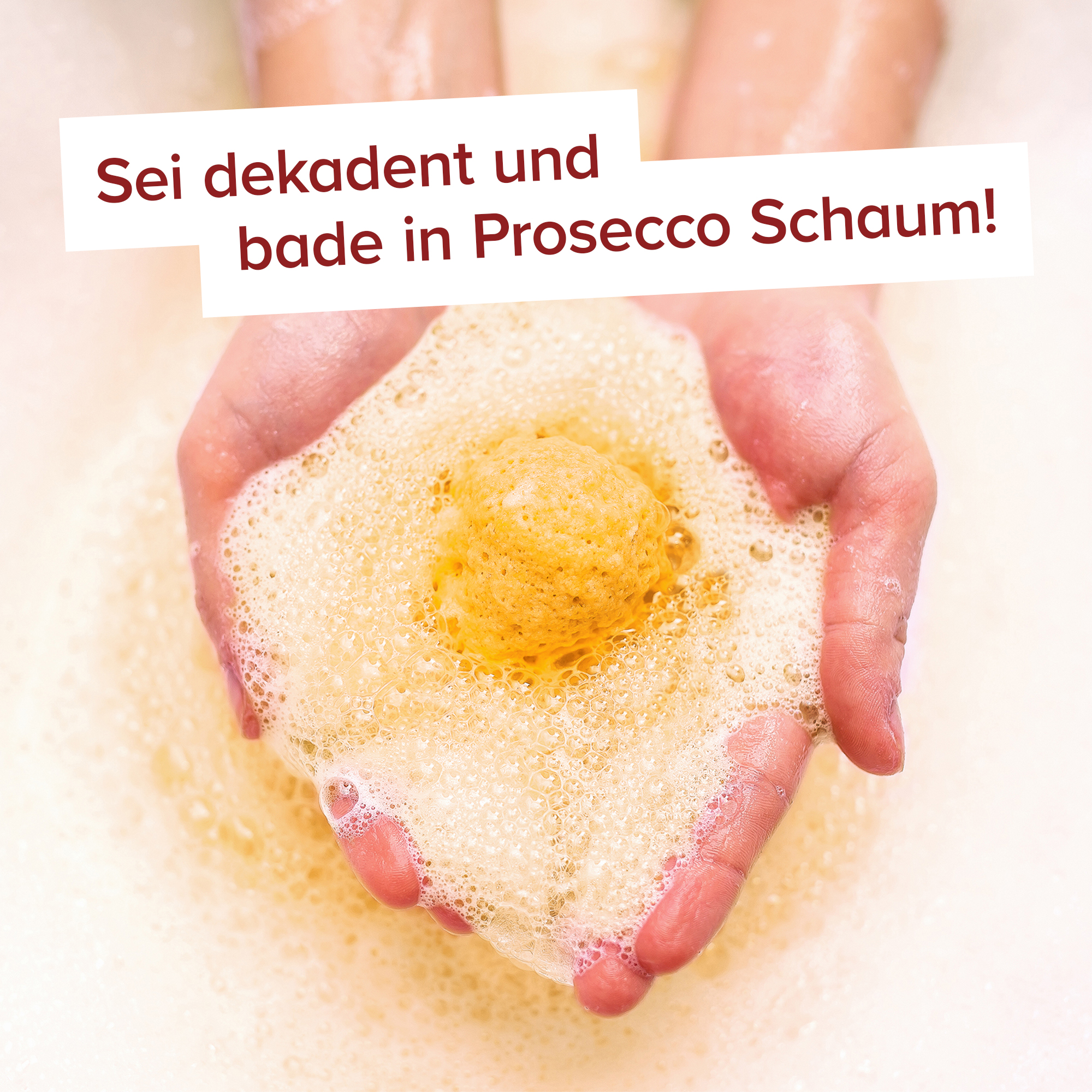 Badebomben Geschenkset - Prosecco