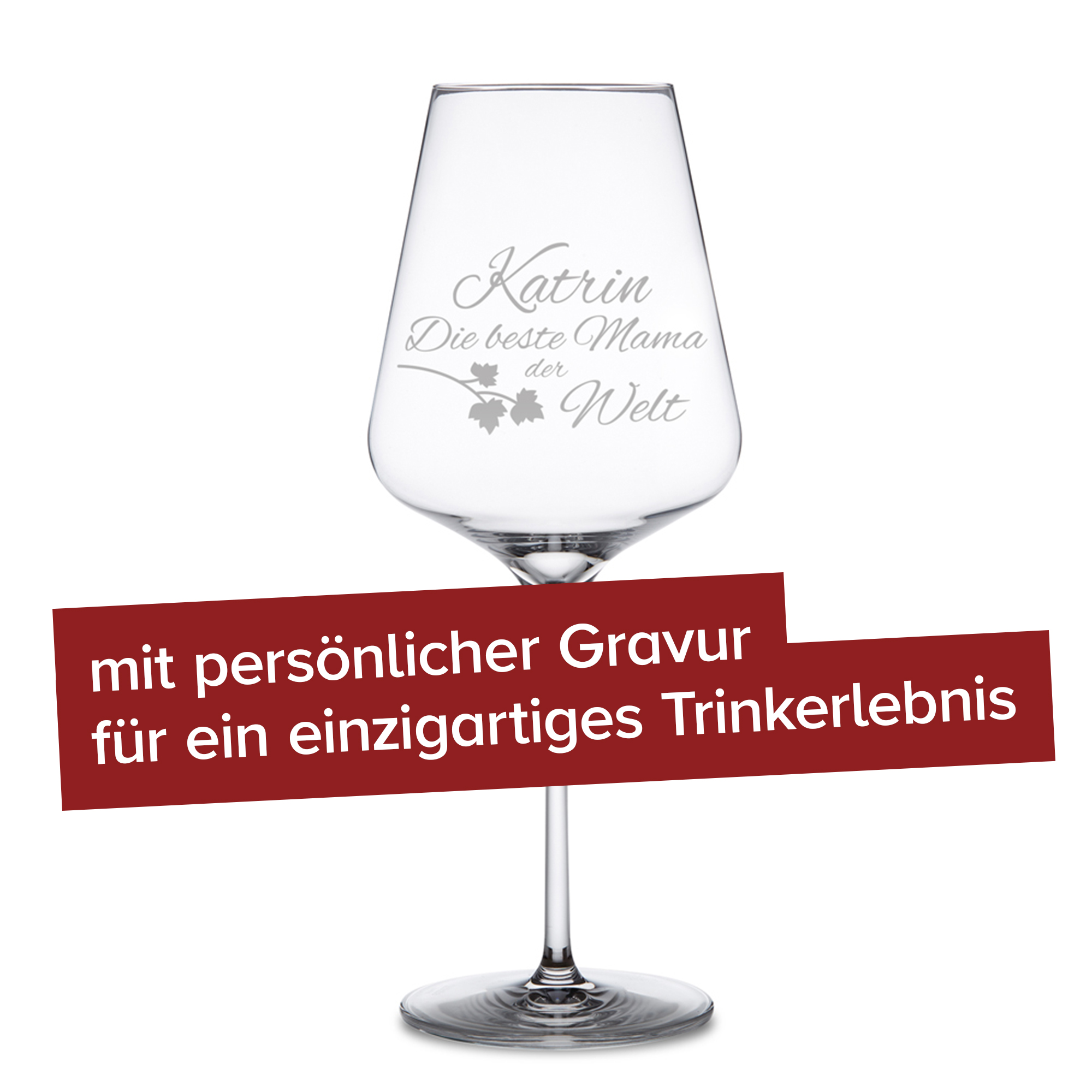 Weinglas mit Gravur - Beste Mama 1371 - 3